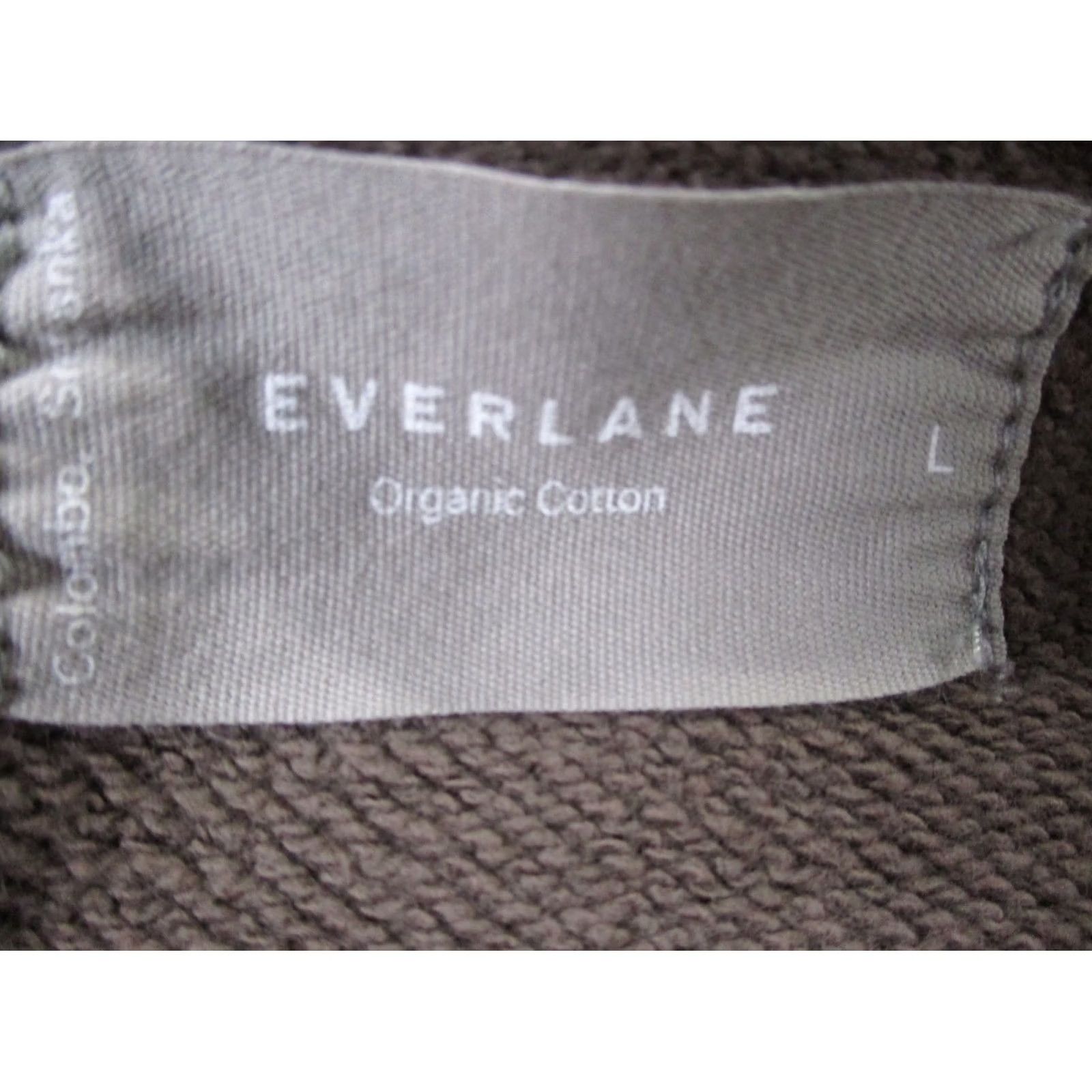 Everlane Everlane Hoodie Sweatshirt Mens L Brown Logo Hooded Pockets Pullover Casual Work Outdoor Knit Cotton Size US L / EU 52-54 / 3 - 7 Thumbnail