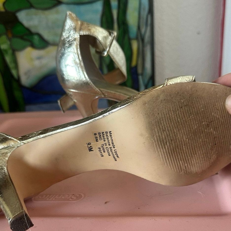 Other style&co gold bedazzled stiletto heels shoes Size US 9.5 / IT 39.5 - 5 Thumbnail