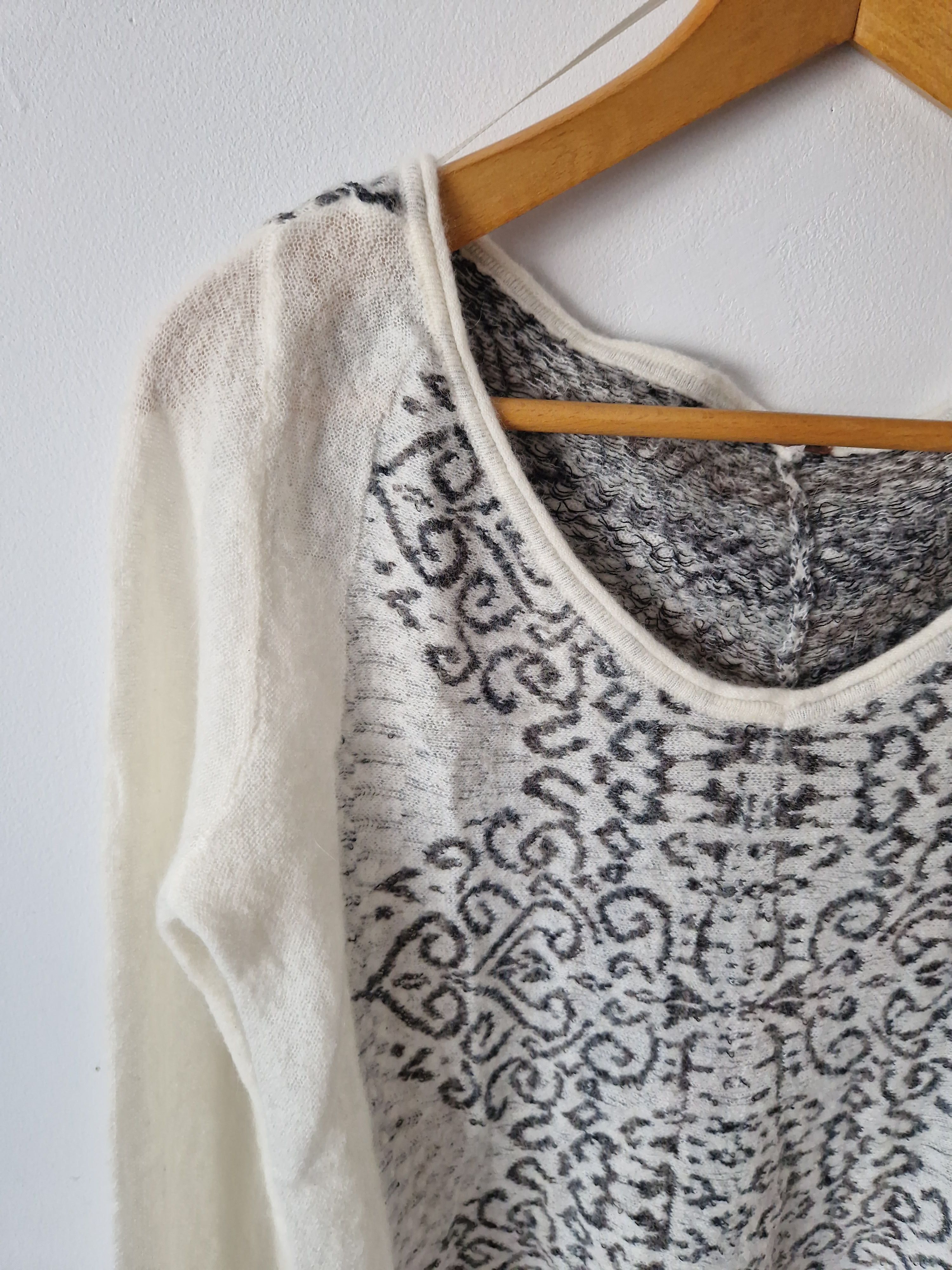 Free People tree people wool alpaca sweater Size S / US 4 / IT 40 - 3 Thumbnail