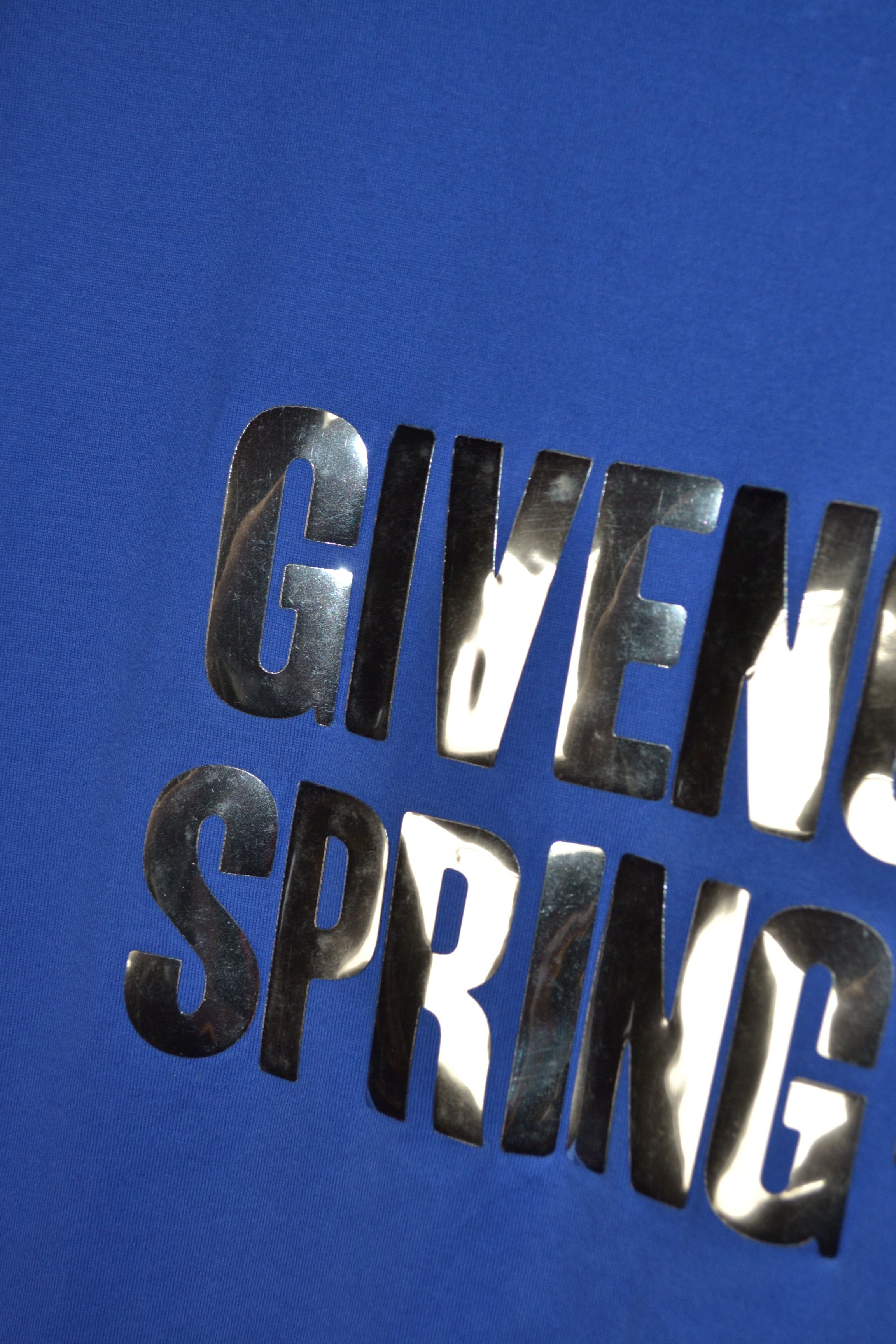 Givenchy Givenchy S/S 2018 Blue T-shirt M Size US M / EU 48-50 / 2 - 2 Thumbnail