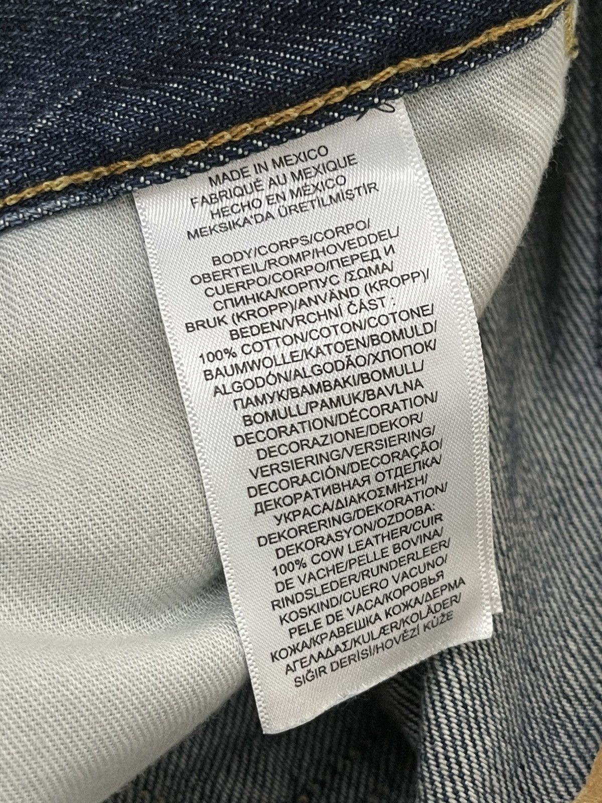 Polo Ralph Lauren New Patchwork Jeans Polo Ralph Lauren Slim Tapered Size US 27 - 21 Thumbnail