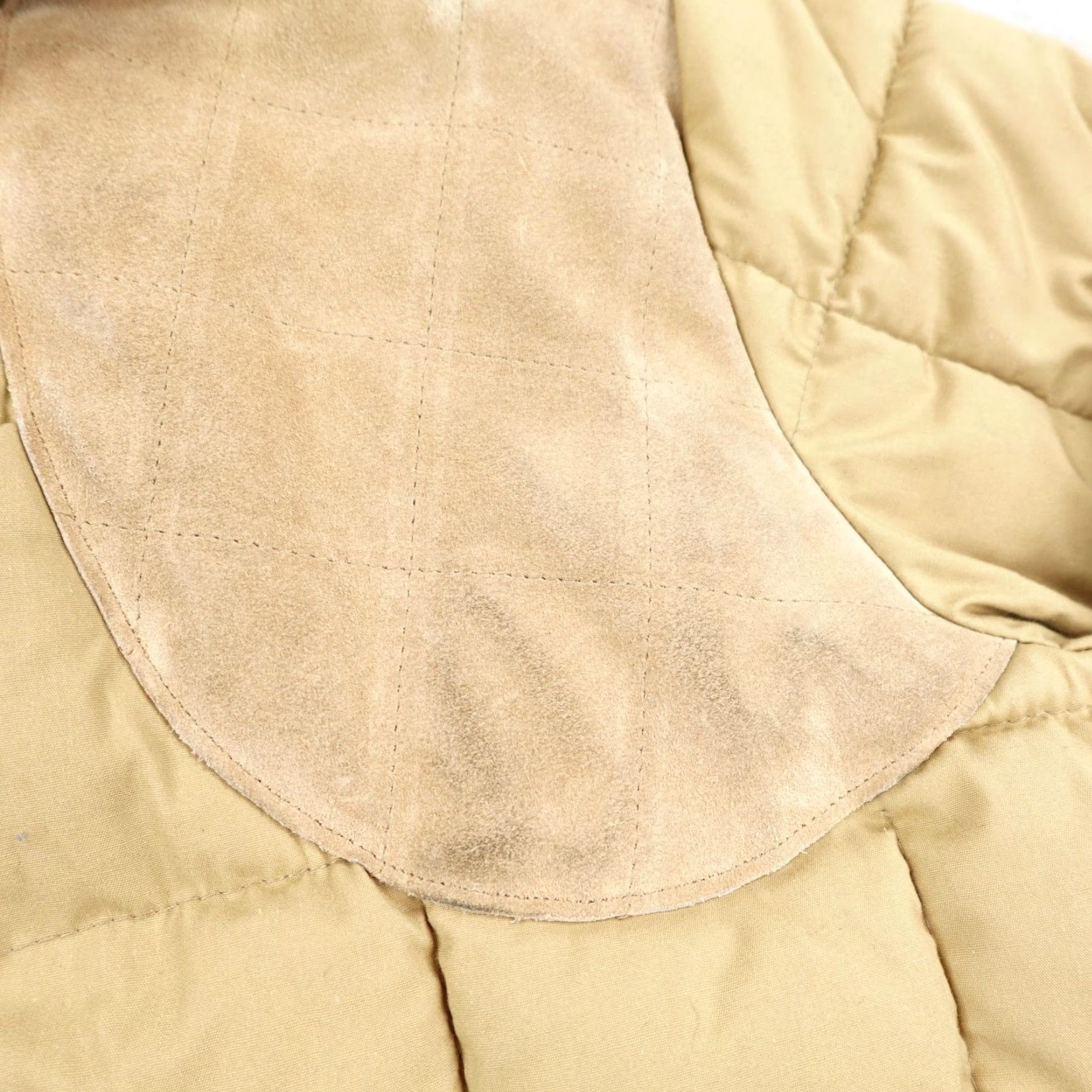 Vintage Vintage 10X Jacket Mens Medium Beige Quilted Hunting Puffer Shooting Suede 80s Size US M / EU 48-50 / 2 - 6 Thumbnail