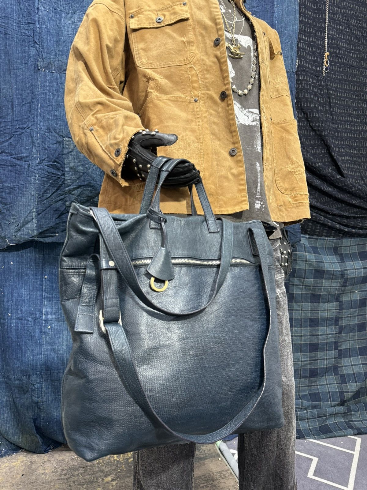 Genuine Leather Full Leather Aniary Shoulder Bag prada julius dior cdg 2🟩 Size ONE SIZE - 4 Thumbnail