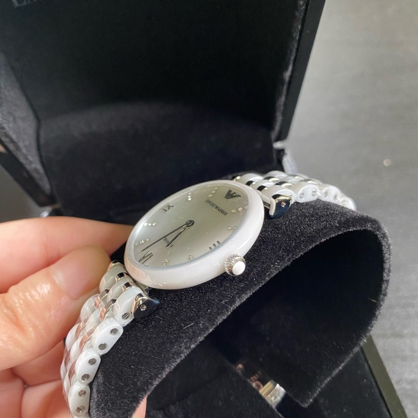 Emporio Armani Emporio Armani AR1488 White Ceramic Watch Size ONE SIZE - 5 Thumbnail