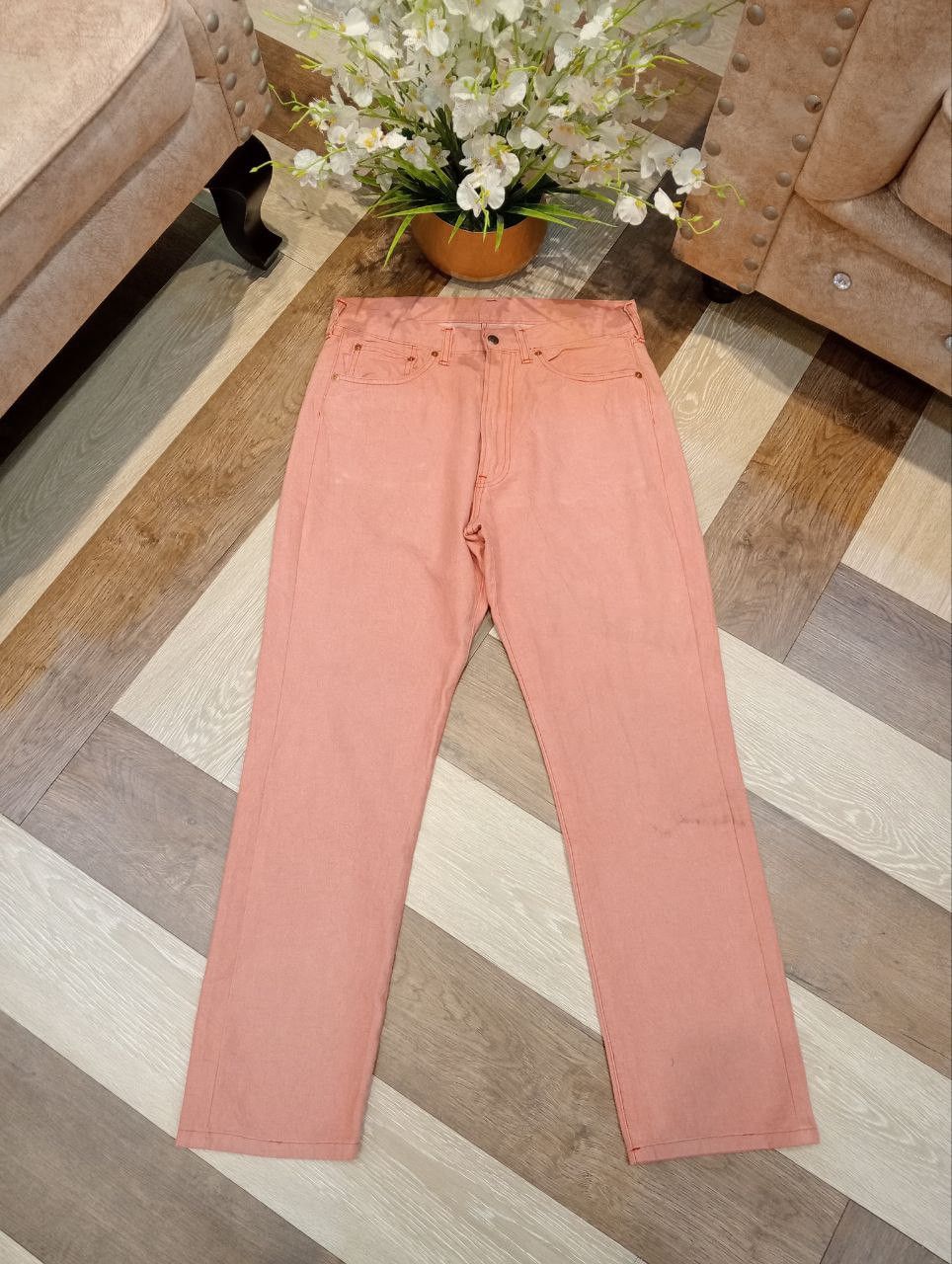Nepenthes NEPENTHES HOGGS HOGGS HOGGS DENIM PANTS - SIZE 30 PEACH Size US 30 / EU 46 - 5 Thumbnail