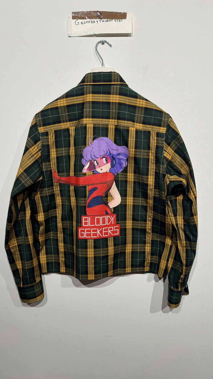 Undercover Undercover Green Tartan 'Bloody Geekers' Shirt - Size 2 Size US M / EU 48-50 / 2 - 2 Thumbnail