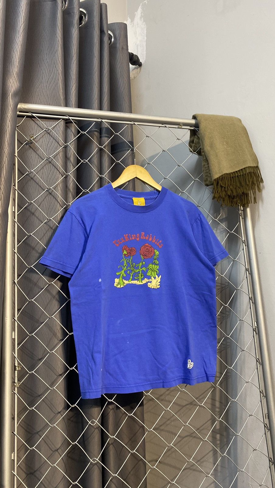 FR2 × Vintage Smoking Kills FR2 xx distress Tshirt Blue Size US M / EU 48-50 / 2 - 1 Thumbnail