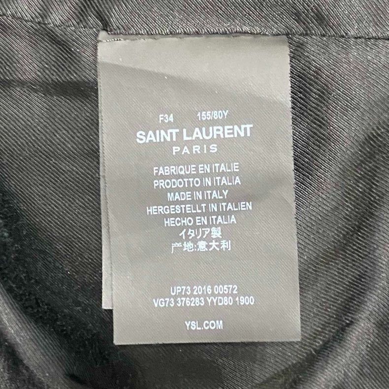 Saint Laurent Paris Saint Laurent Paris Classic Patchwork Teddy jacket 2505-Nex Size XXS / US 00 / IT 34 - 5 Thumbnail