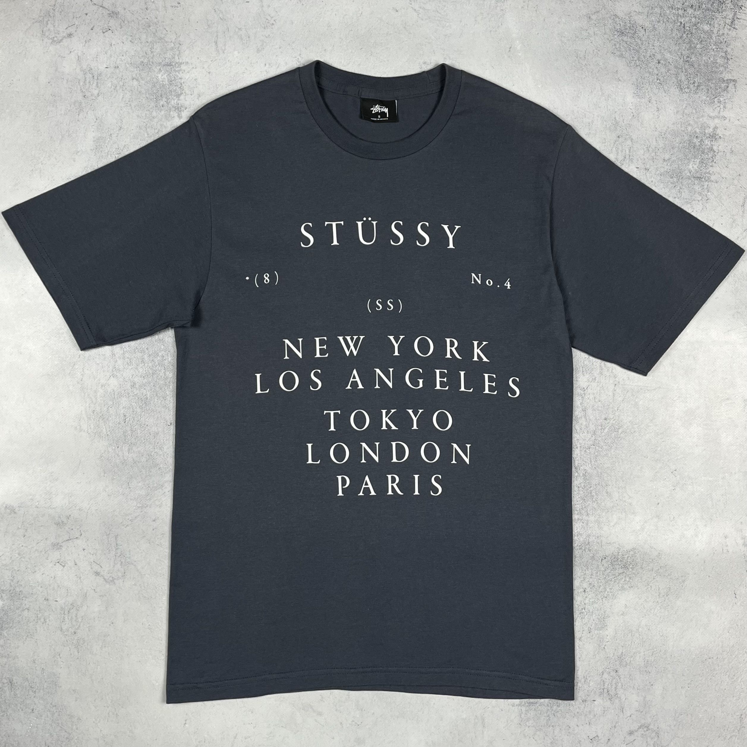 Stussy Vintage Stussy Tour Big Logo T Shirt 00’s Size US S / EU 44-46 / 1 - 2 Thumbnail