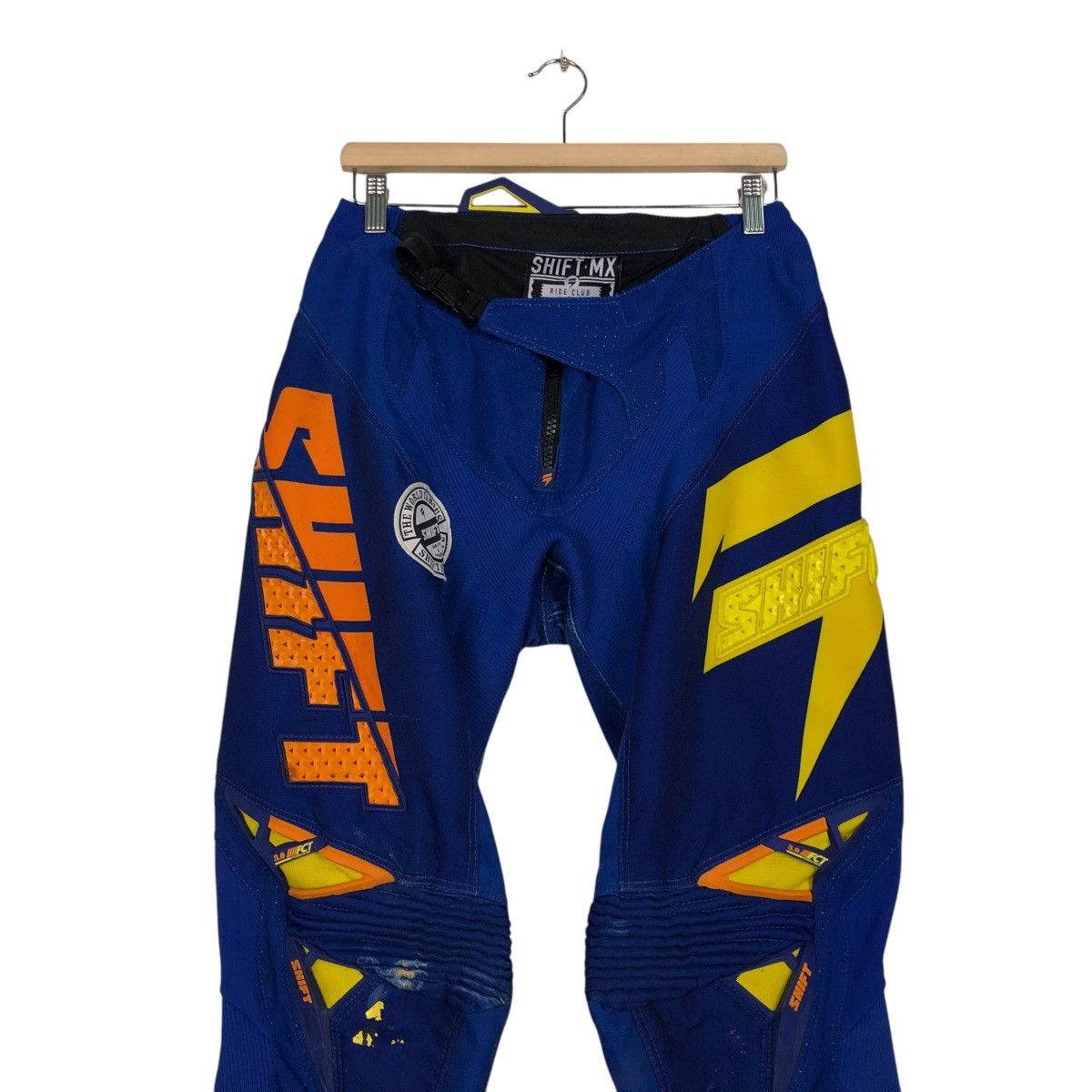Japanese Brand 🔥VINTAGE MOTORCROSS RACING PANTS SHIFT SYNDICATE BIG LOGO Size US 30 / EU 46 - 6 Thumbnail