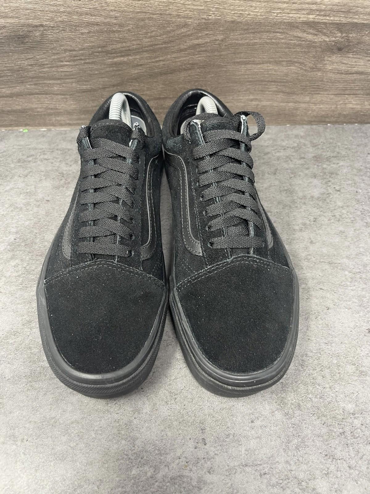 Vans Vans Old Skool Shoes Mens Size 8 Black Suede Low Top Size US 8 / EU 41 - 3 Thumbnail
