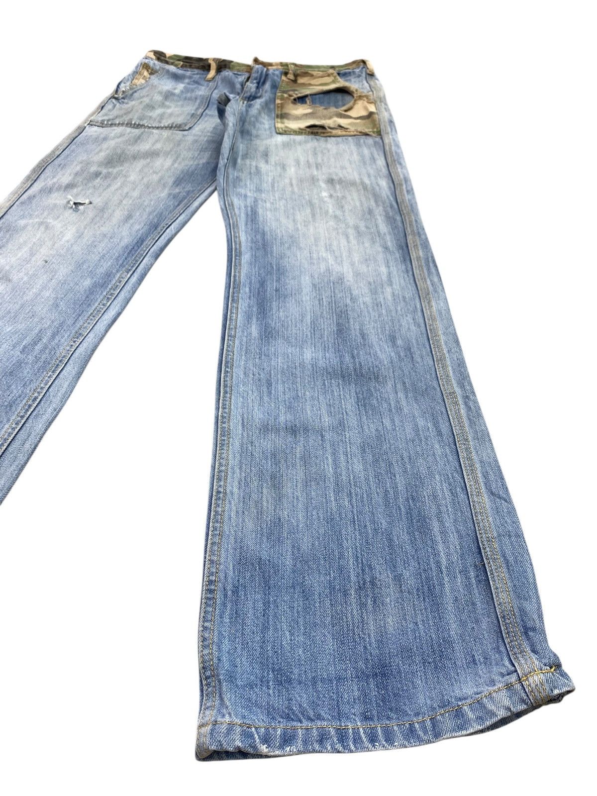 Japanese Brand Japanese Brand Faded Wash Ripped Style Distressed Jeans Size US 30 / EU 46 - 8 Thumbnail