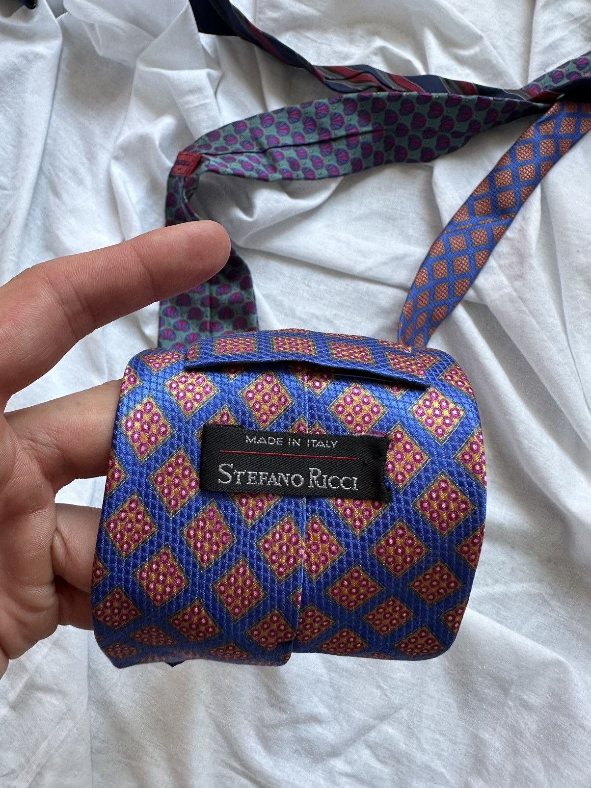 Stefano Ricci × Vintage Stefano ricci Tie silk Size ONE SIZE - 3 Thumbnail