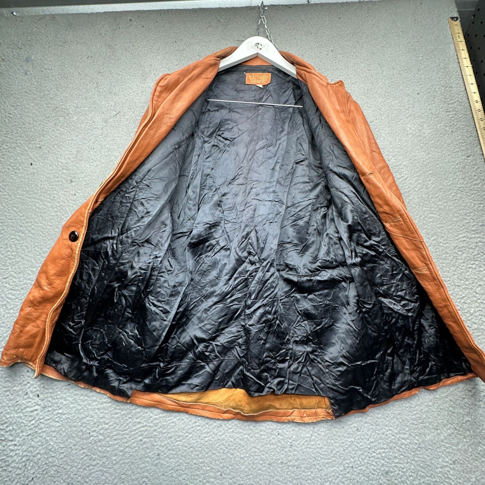 Other Vintage 70s WB Place & Co Deerskin Leather Coat Jacket 42 Size US L / EU 52-54 / 3 - 16 Thumbnail