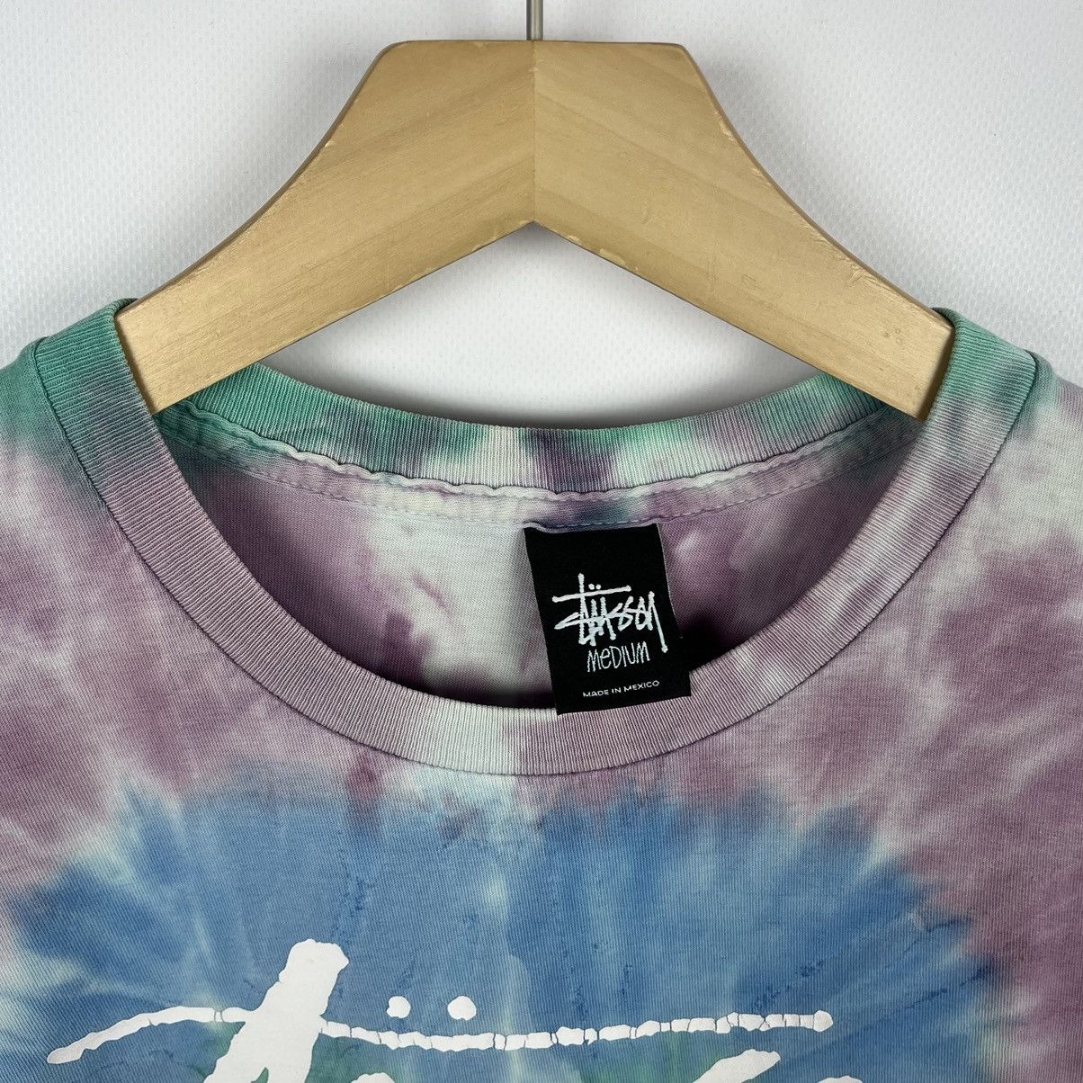 Stussy Vintage Stussy world Tour big logo tie-dye tee 90’s Size US M / EU 48-50 / 2 - 15 Thumbnail