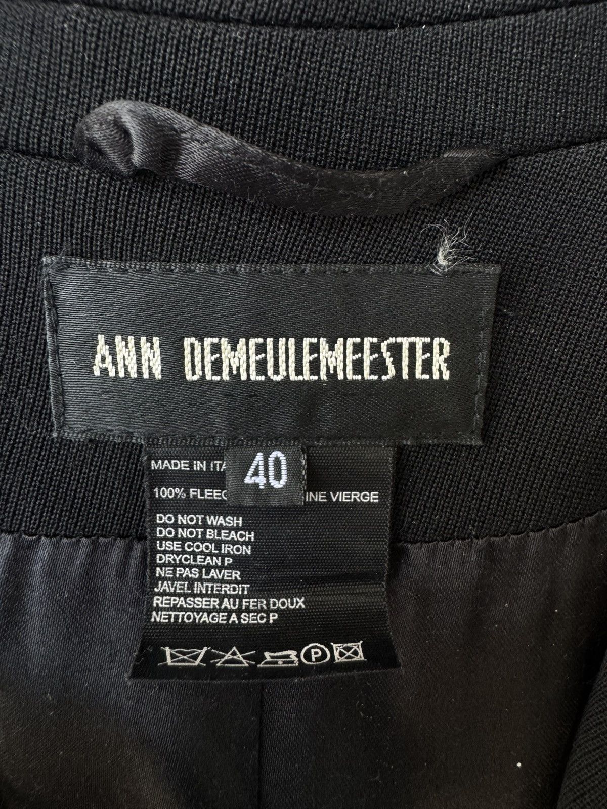 Ann Demeulemeester Ann Demeulemeester AW04 Riding Tailcoat Size S / US 4 / IT 40 - 12 Thumbnail