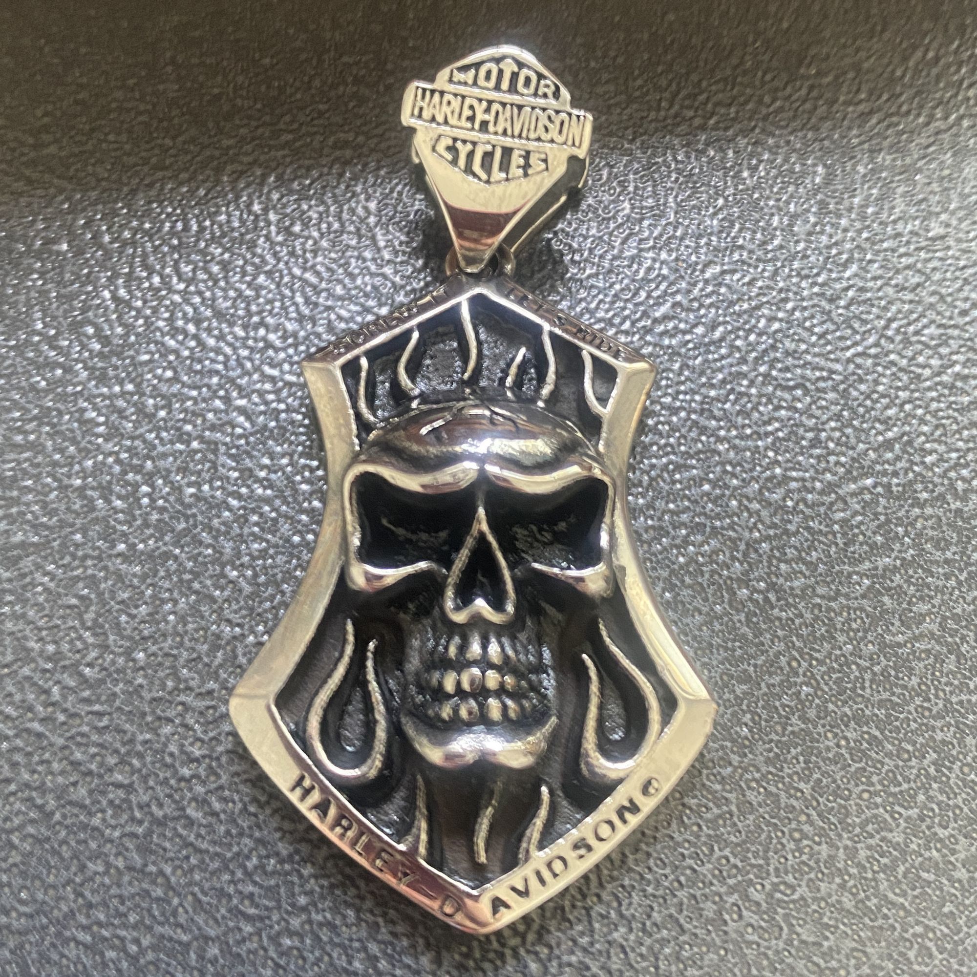 Harley Davidson Harley Davidson steel necklace pendant Size ONE SIZE - 1 Thumbnail