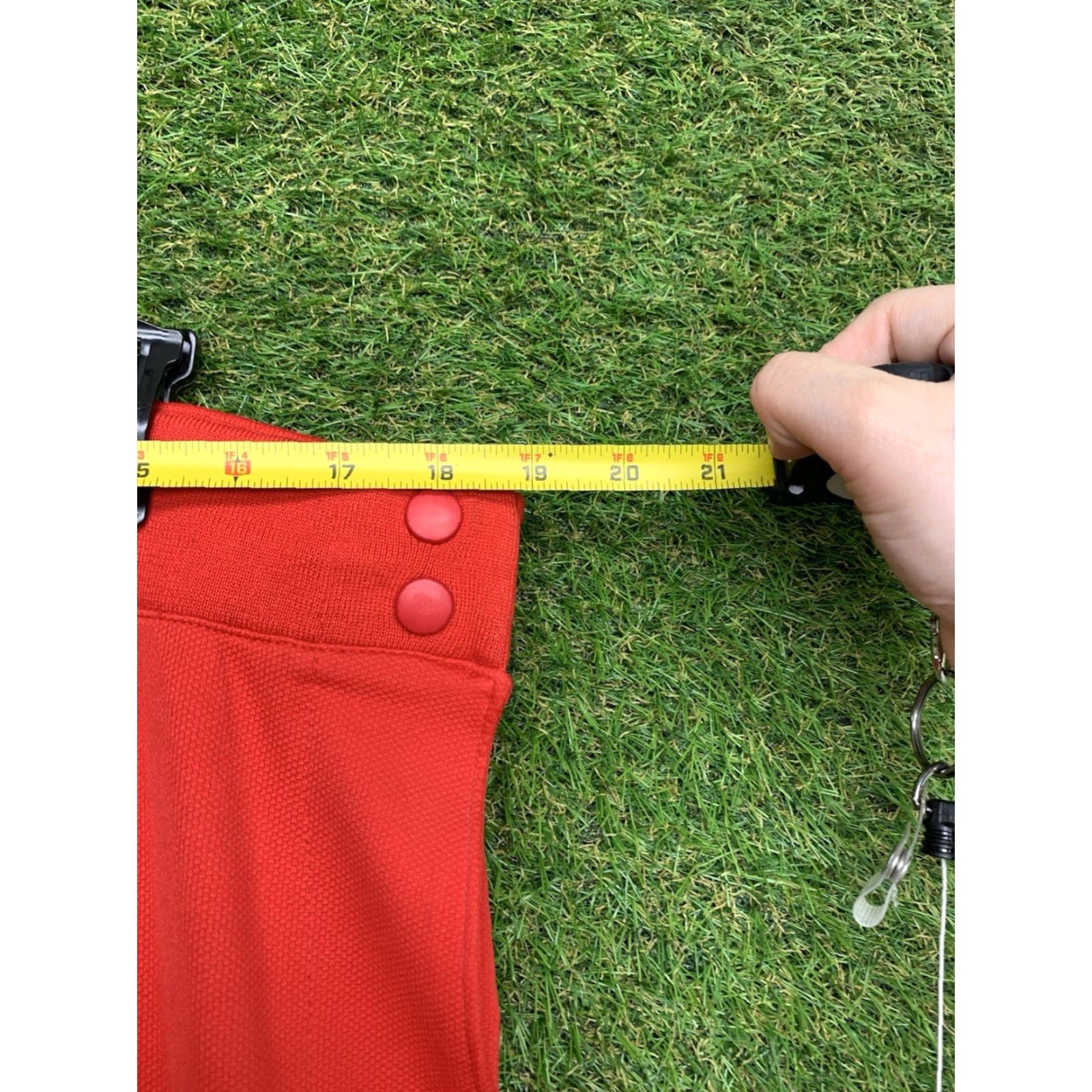 Nike VINTAGE Nike Tearaway Pants Mens XL OSU Snaps Basketball Run Training Ohio Buckeyes Red Size US 36 / EU 52 - 3 Thumbnail