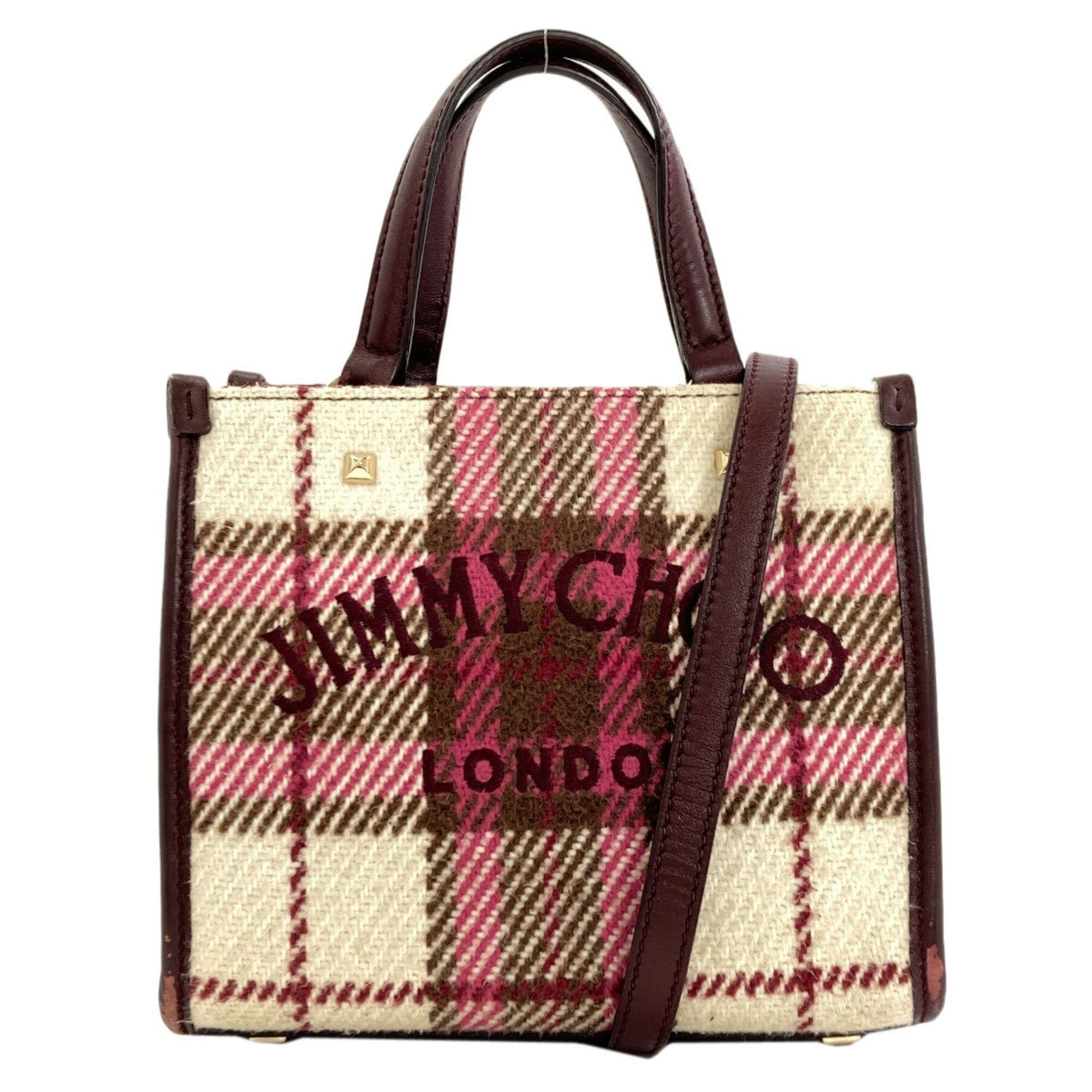 Jimmy Choo Jimmy Choo Varenne 2-Way Handbag, Wool/Leather, Women's Size ONE SIZE - 1 Thumbnail