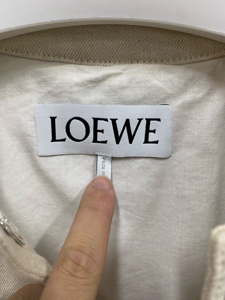 Loewe LOEWE Pecked linen jacket Size 4XL / US 24-26 - 3 Thumbnail