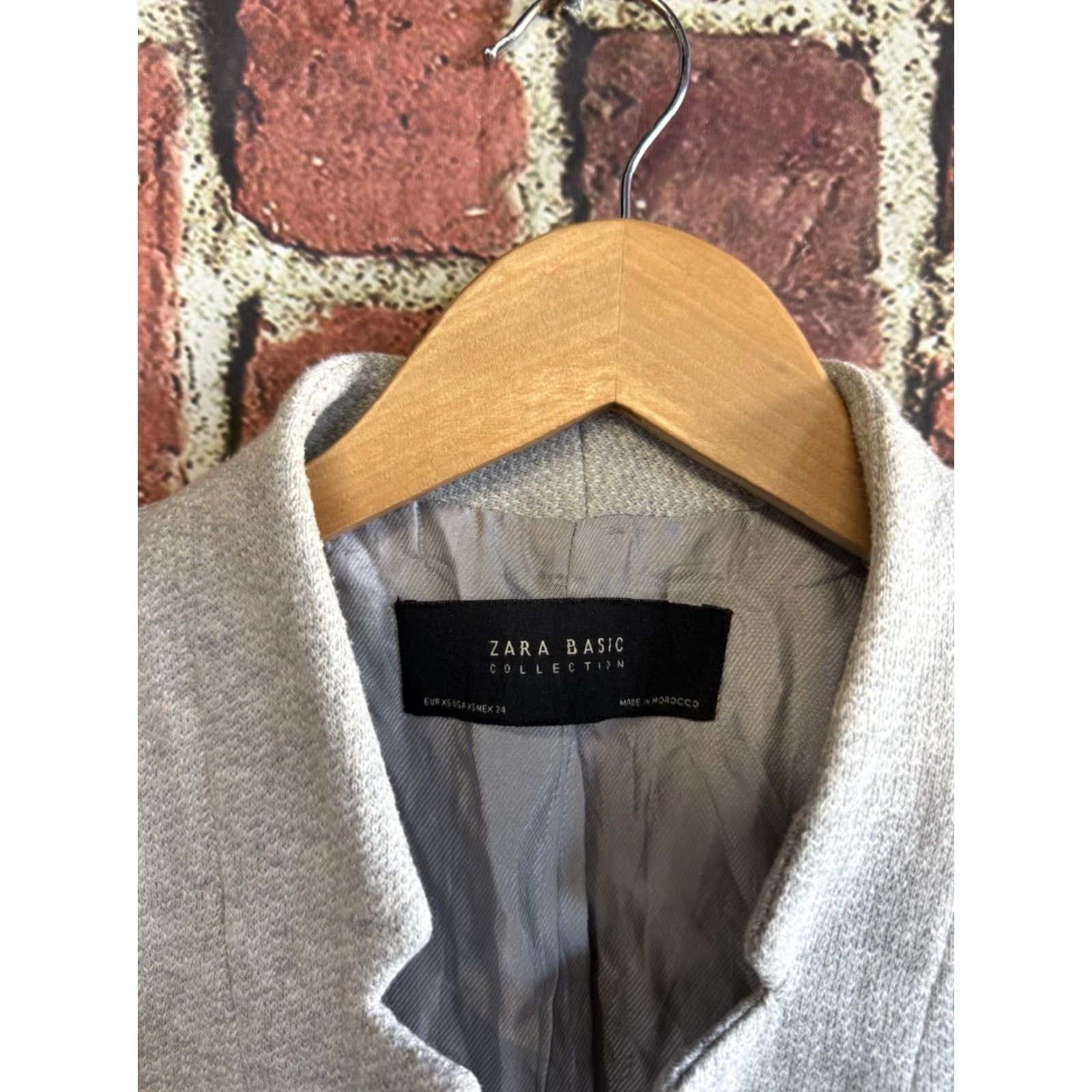 Zara Zara Peacoat Jacket Gray XS Womens Single Button Size XS Regular Jacket Women Pea Coat Size XS / US 0-2 / IT 36-38 - 3 Thumbnail