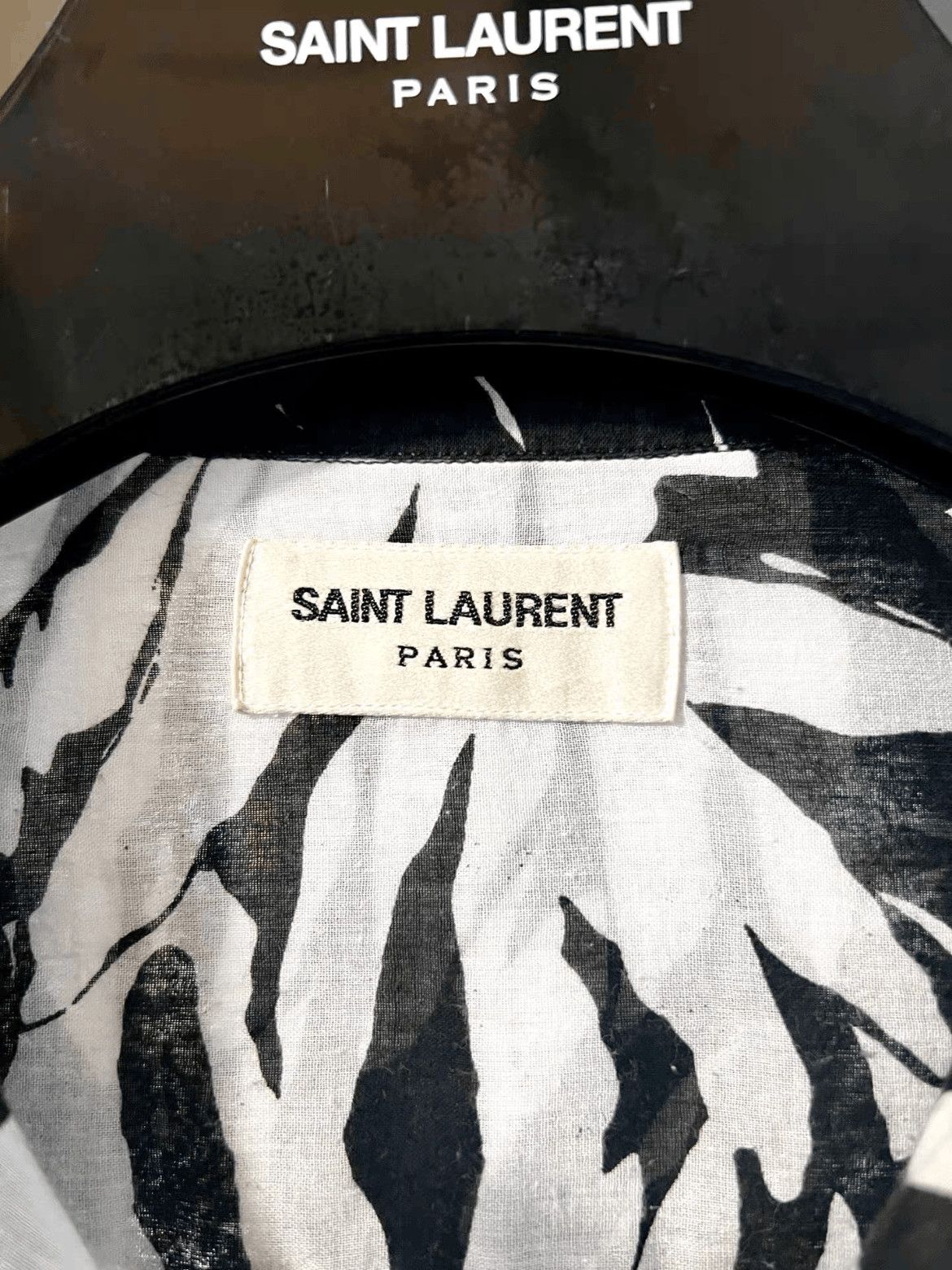 Saint Laurent Paris Saint Laurent Paris Sz 37 Saint Laurent Paris 16SS Palm Tr Size US S / EU 44-46 / 1 - 3 Thumbnail
