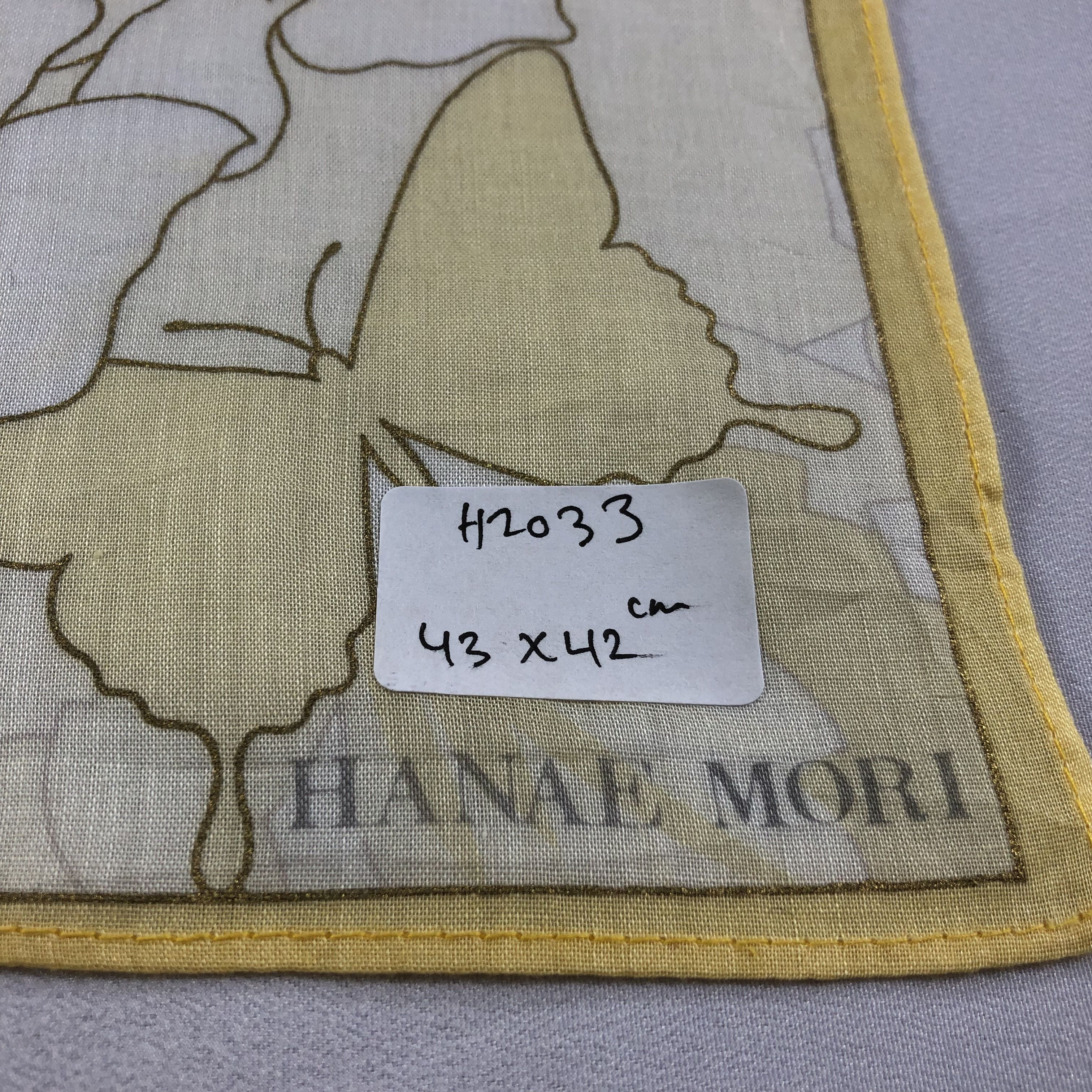 Hanae Mori × Vintage Hanae Mori Handkerchief Neckerchief Bandana H2033 Size ONE SIZE - 5 Thumbnail