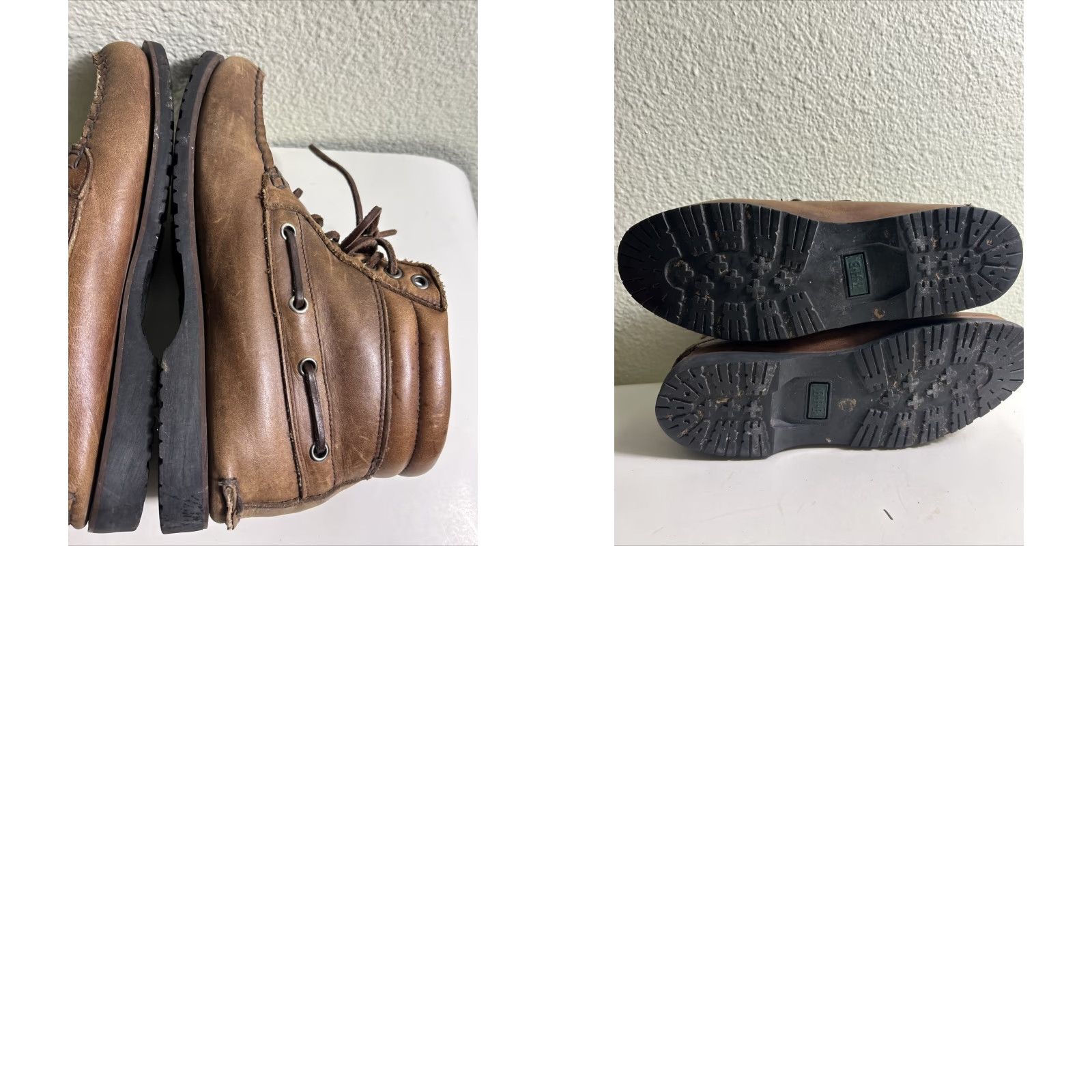 Vintage VINTAGE HH BROWN Moc Chukka Leather Boots Hiking Womens 7.5 Brown Leather Boots Chukka Hiking Women 7.5 Brown Mens) Size US 8 / IT 38 - 11 Thumbnail