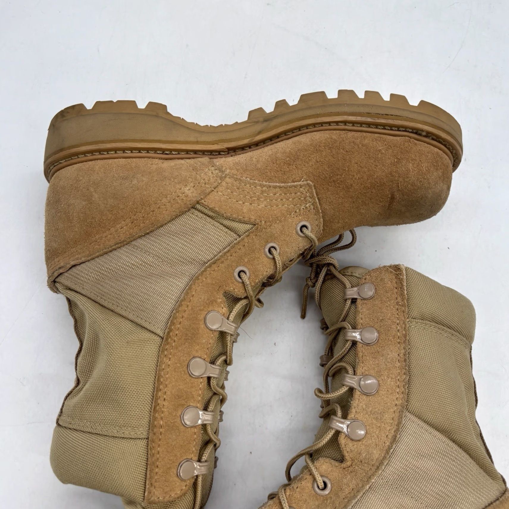 Vintage ALTAMA Waterproof Combat Boots Women's 5.5 W Coyote Brown Workwear Mid-Calf Size US 5.5 / IT 35.5 - 4 Thumbnail