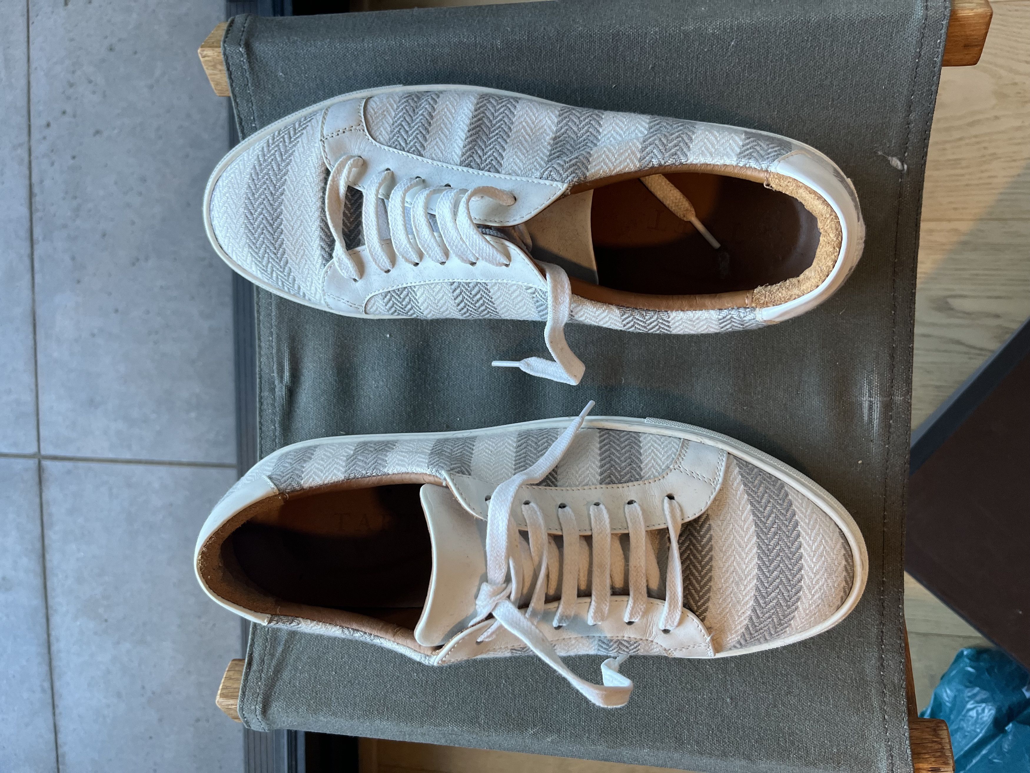 TAFT Taft Sneaker in Grey Stripes Size US 8 / EU 41 - 4 Thumbnail