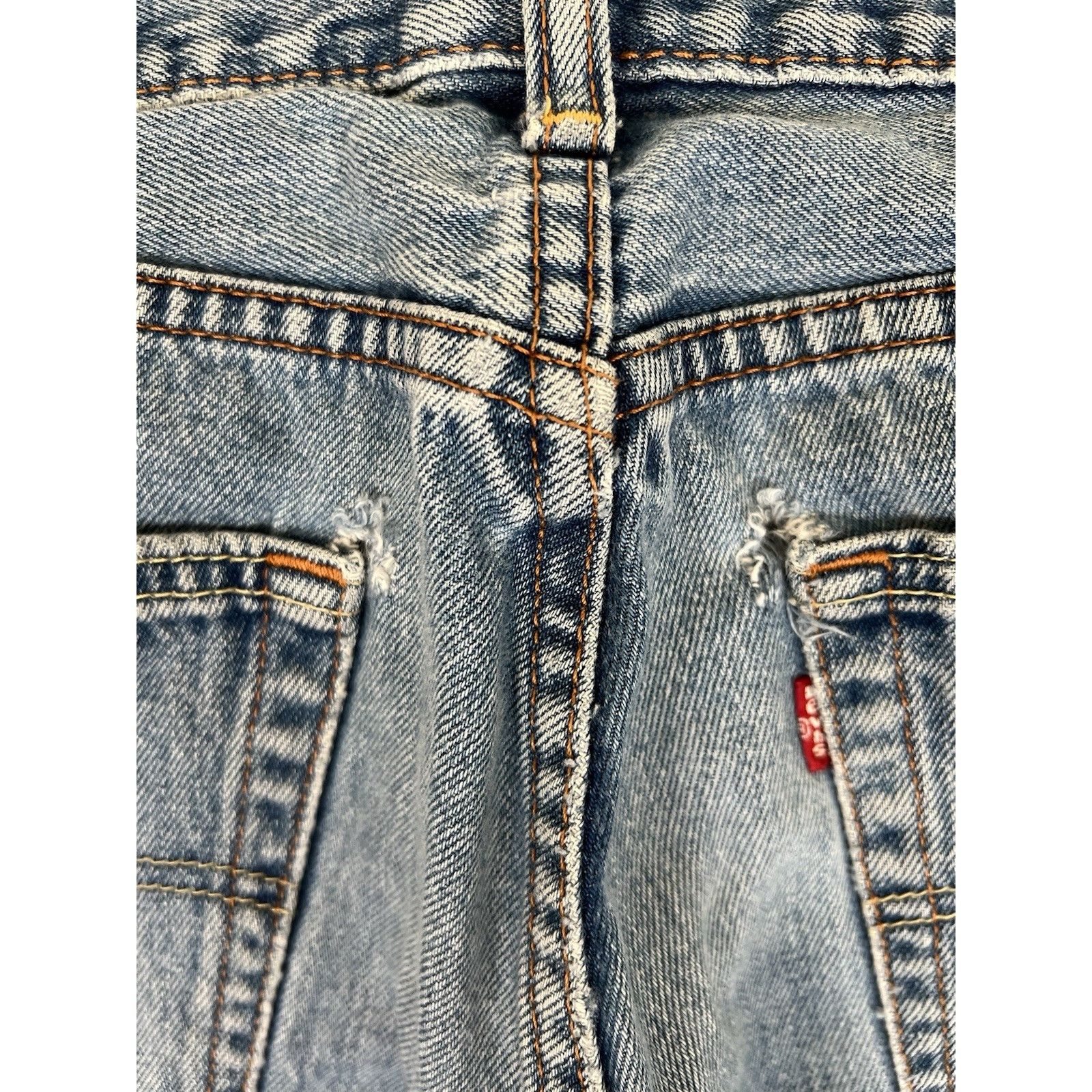 Levi's Vintage Levi’s 505 Denim Jeans Size 32x32 Medium Wash Grunge Size US 32 / EU 48 - 8 Thumbnail