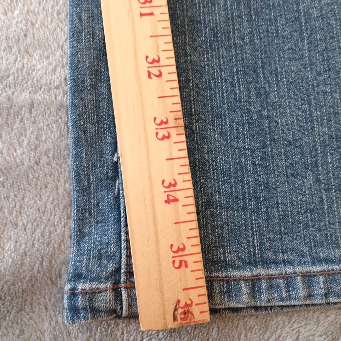Gap Gap Jeans Bootcut Womens Size 16 Long 36x36 Medium Wash Blue Cotton Blend Denim Mid Rise 5-Pocket Stretch Regular Size 25" / US 0 / IT 36 - 5 Thumbnail