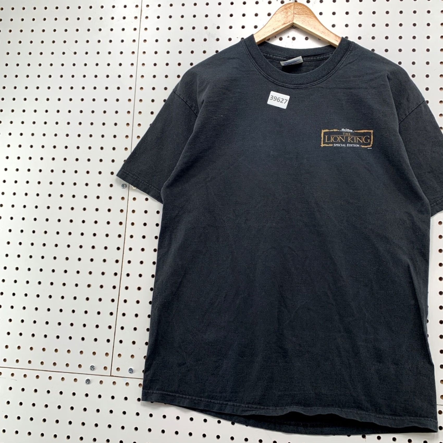 Hanes VTG Lion King Special Edition Shirt Mens L Faded Black Movie Promo Size US L / EU 52-54 / 3 - 3 Thumbnail