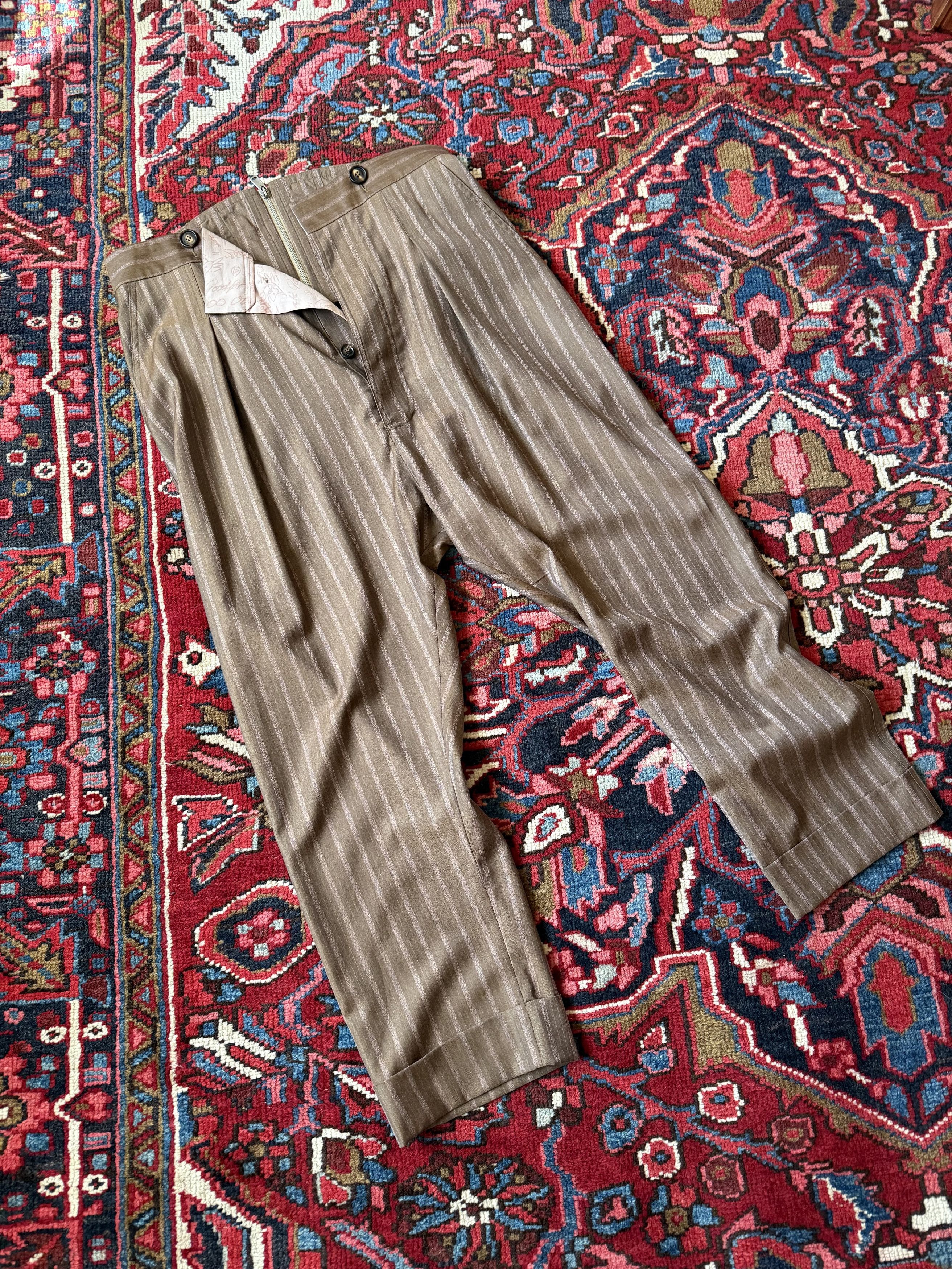 Vivienne Westwood Vivienne Westwood Striped Corset Trousers Size US 32 / EU 48 - 10 Thumbnail