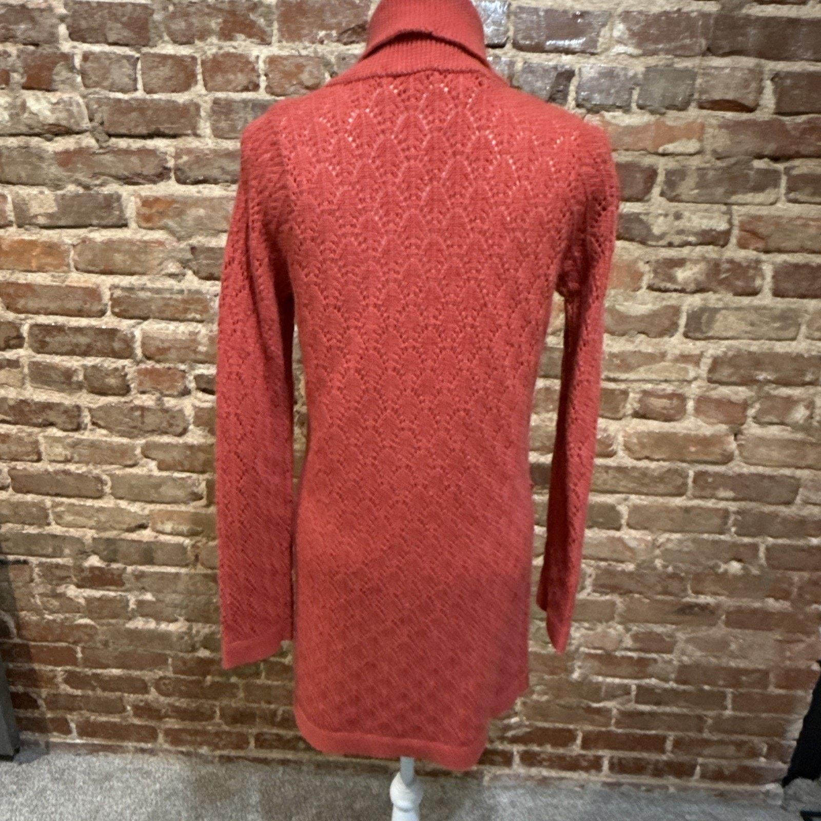 Anthropologie Anthro Sparrow Lambswool Angora Cardigan Rust Small pockets Size S / US 4 / IT 40 - 4 Thumbnail
