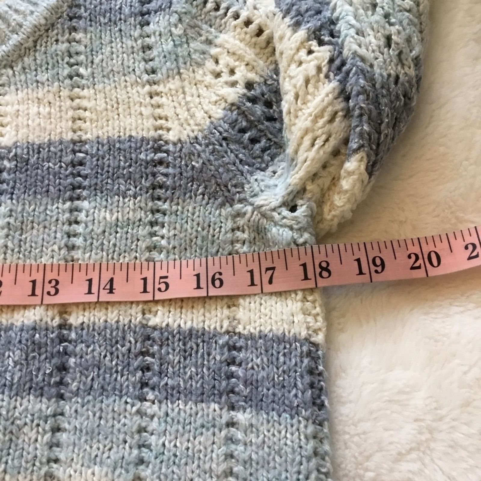 Gap GAP Blue and White Striped Knit Sweater Top Size S / US 4 / IT 40 - 11 Thumbnail