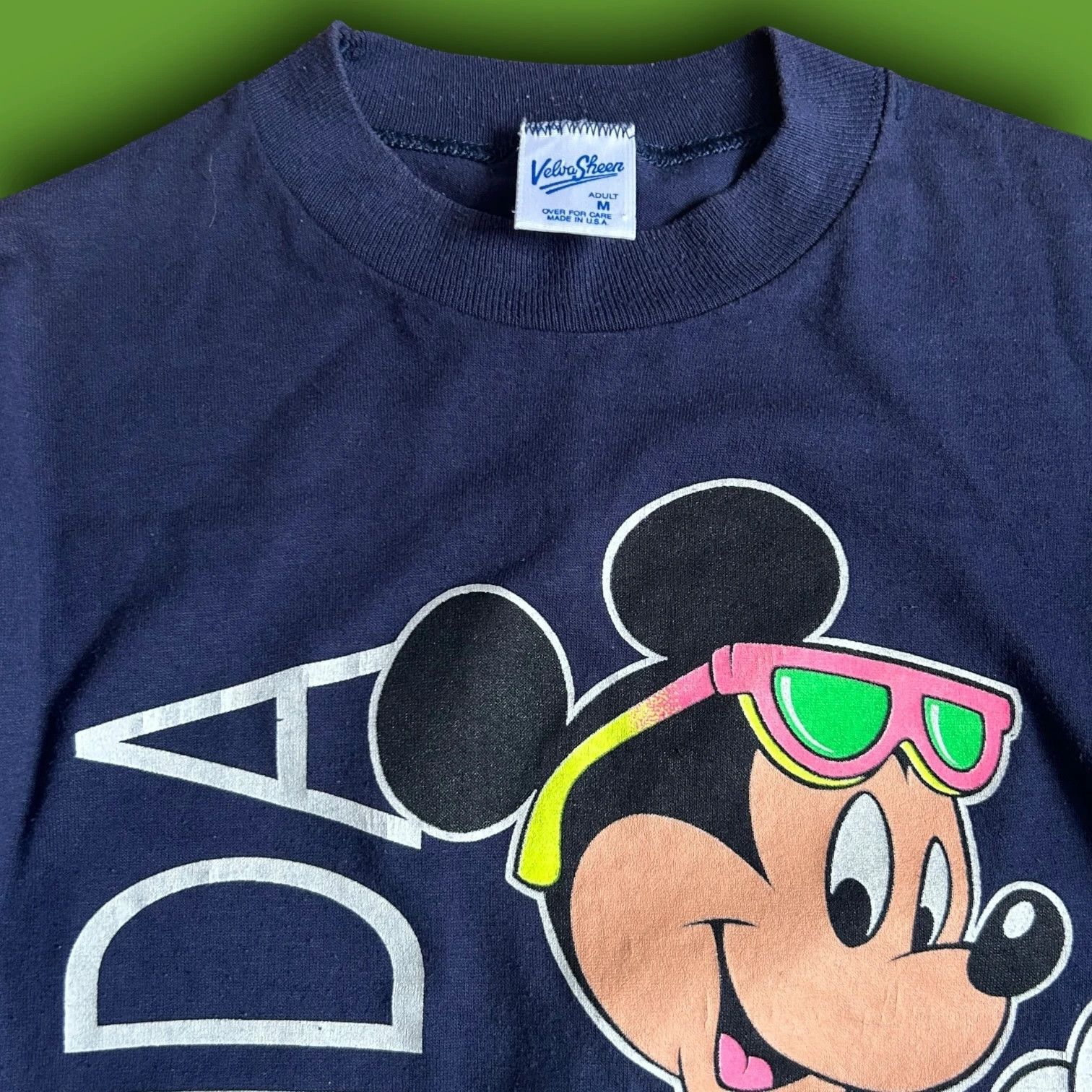 Disney Vintage 80s Mickey Mouse Florida T Shirt Size US M / EU 48-50 / 2 - 1 Thumbnail