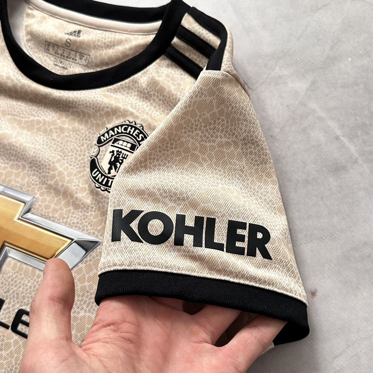 Adidas 2019-2020 Manchester United Adidas Jersey Soccer Shirt Size US S / EU 44-46 / 1 - 9 Thumbnail