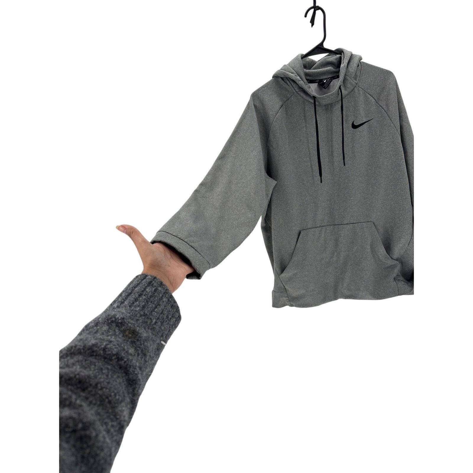 Nike Nike Therma-Fit Mens Long Sleeve Fleece Active Hoodie size L Size US L / EU 52-54 / 3 - 5 Thumbnail