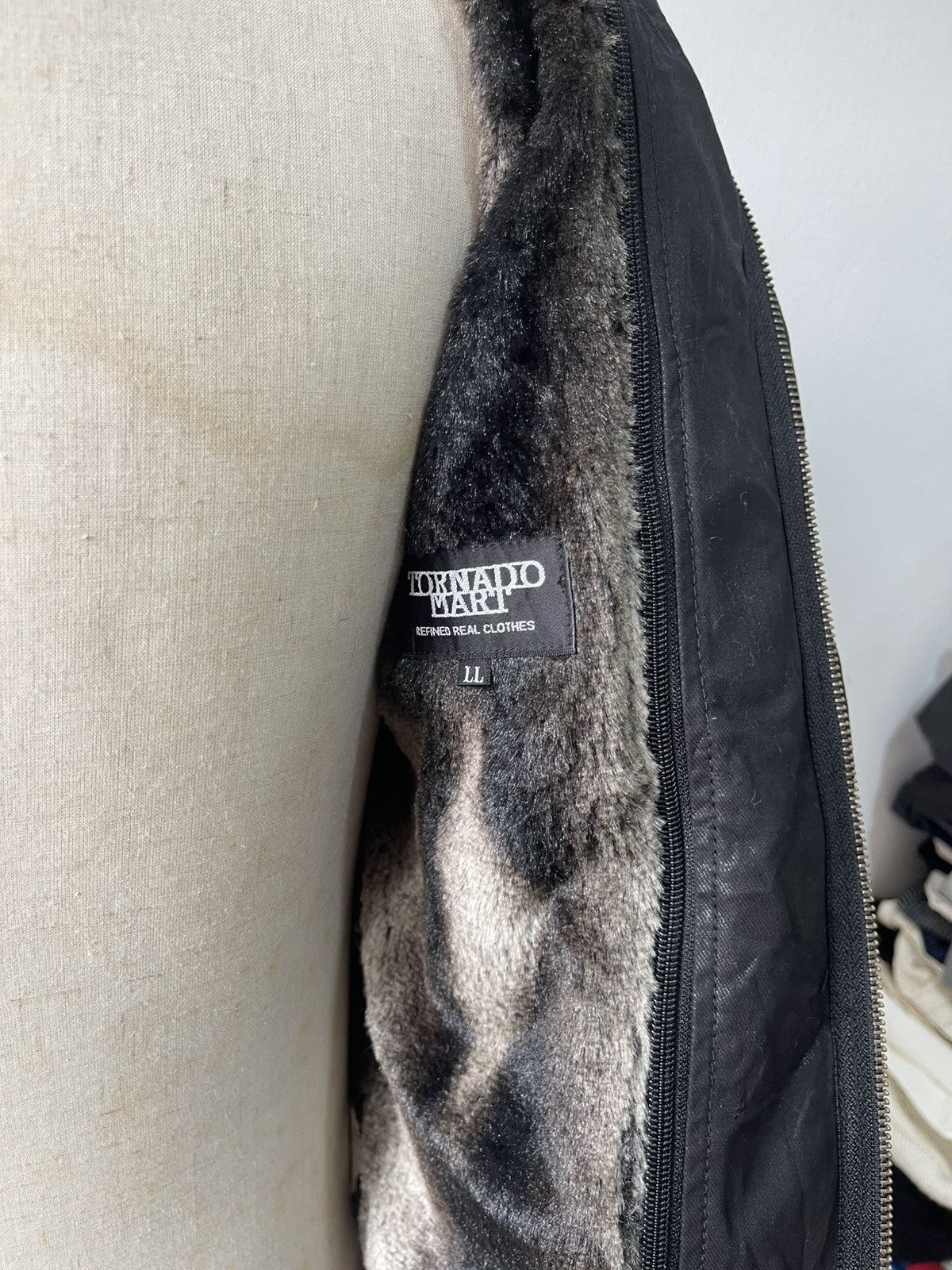 Le Grande Bleu (L.G.B.) RARE 2000s LGB Tornado Mart Fur Wax Parka Armor Style C1 Size US L / EU 52-54 / 3 - 20 Thumbnail