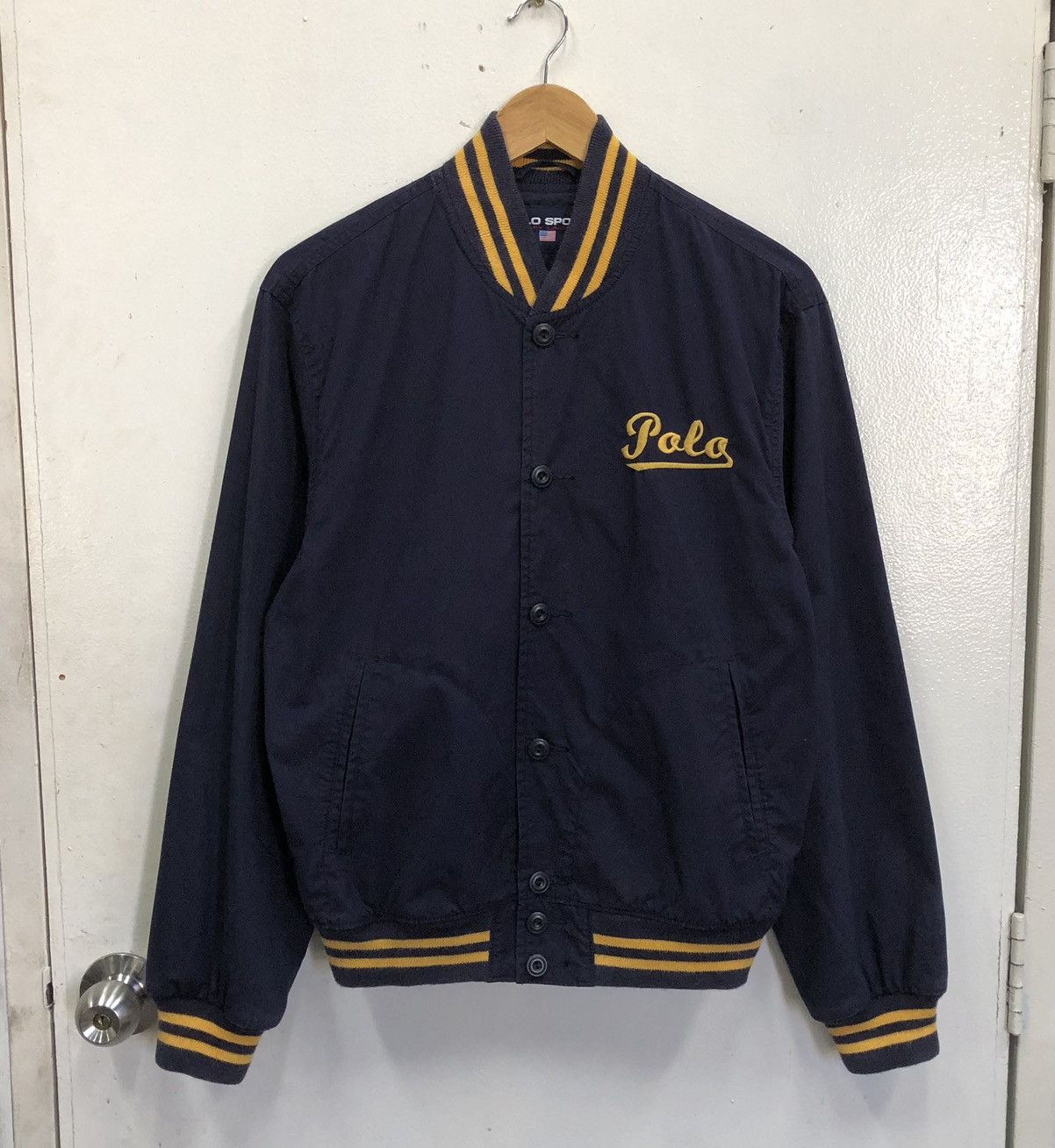 Polo Ralph Lauren VTG 90s POLO SPORT Ralph Lauren POLO Spell Out Bomber Jacket Size US M / EU 48-50 / 2 - 1 Thumbnail