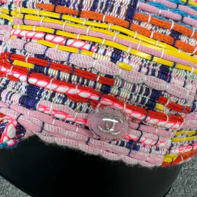 Chanel Chanel Data Center Series Woven Baseball Cap 2504-Nextarrow Size ONE SIZE - 4 Thumbnail