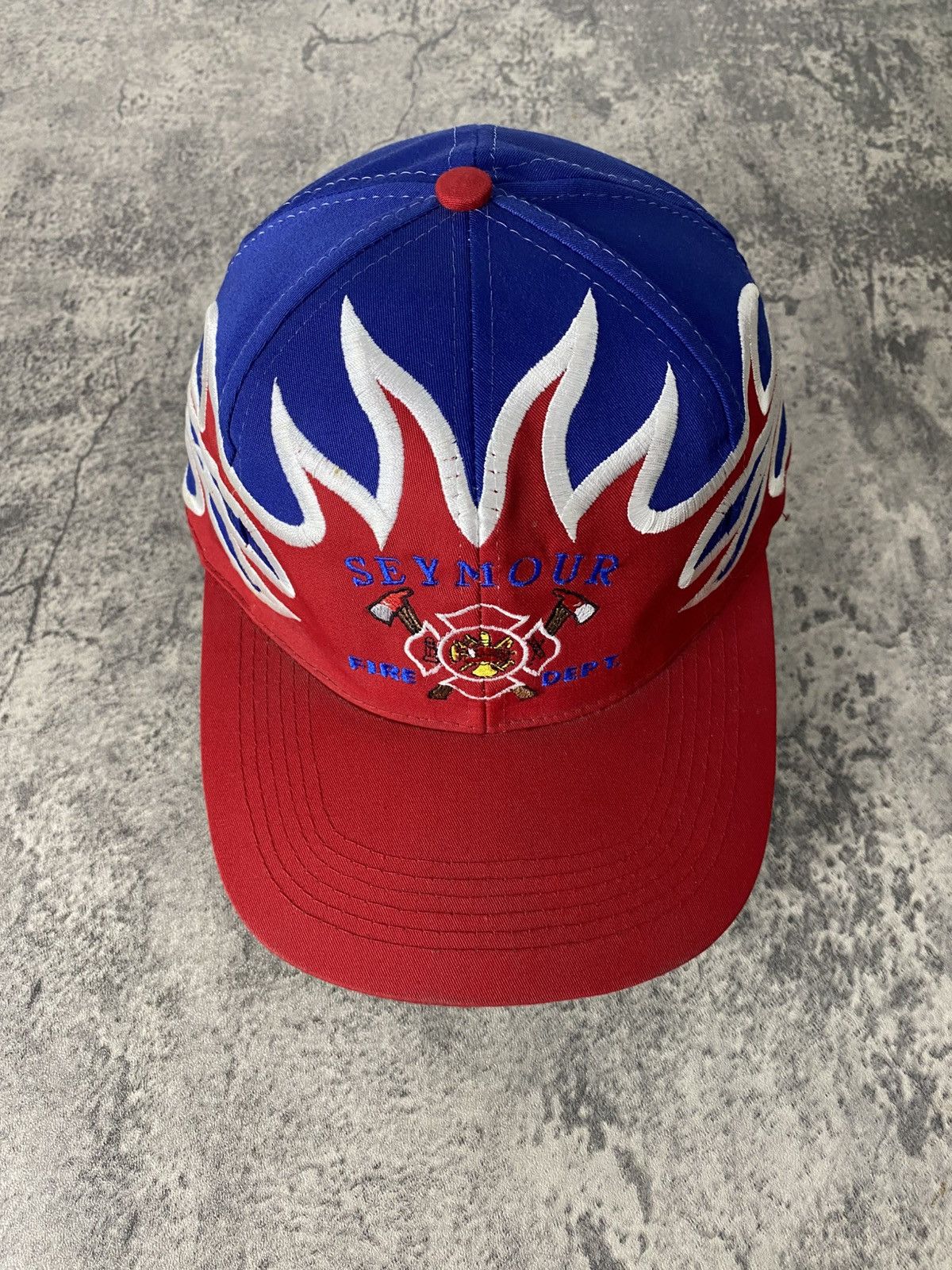 Vintage Vintage Flame Fire fighter Hat Size ONE SIZE - 1 Thumbnail