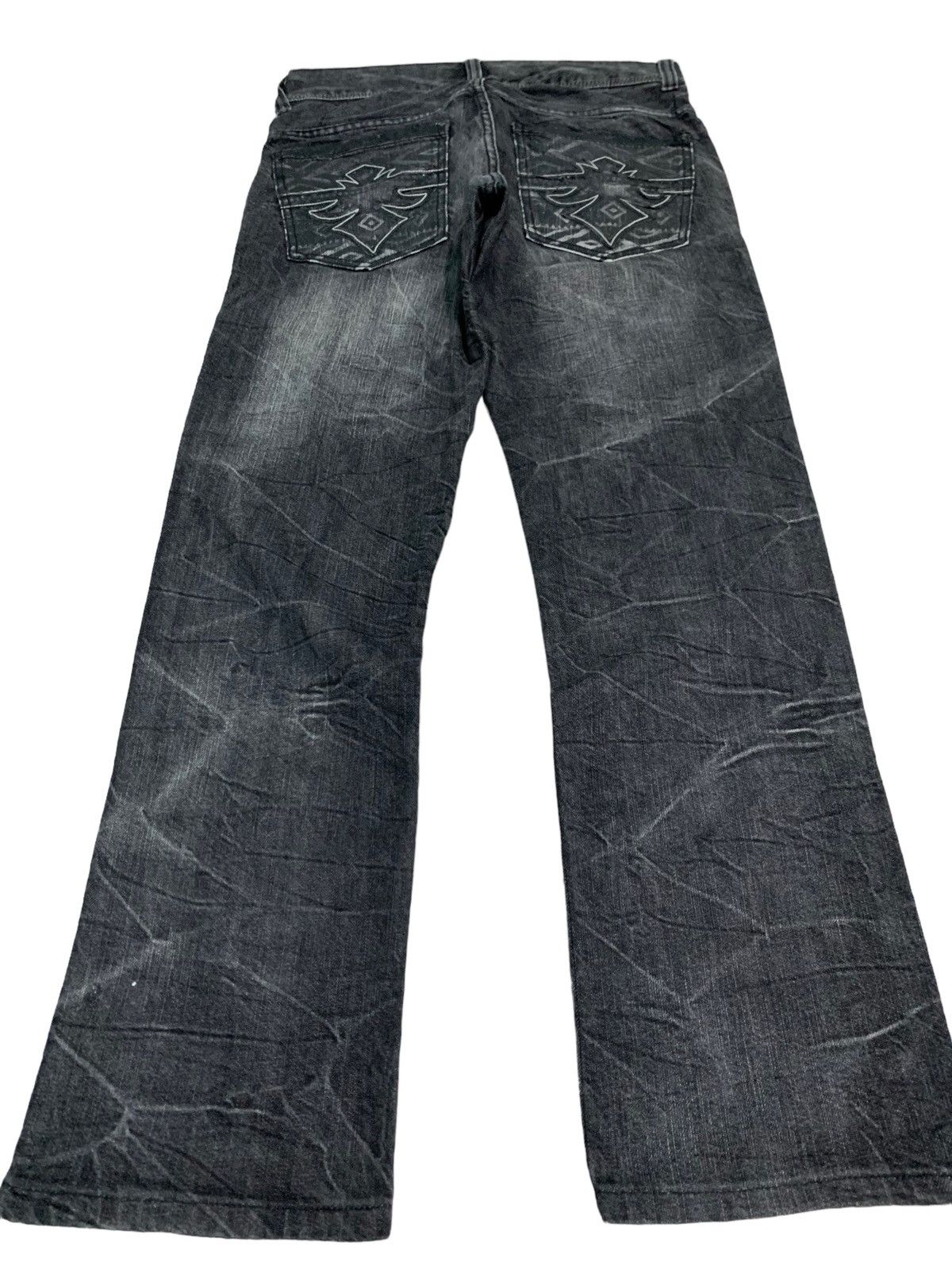 Japanese Brand 🔥Rare Japanese Brand RootThree Style Acid Wash Distressed Size US 32 / EU 48 - 1 Thumbnail