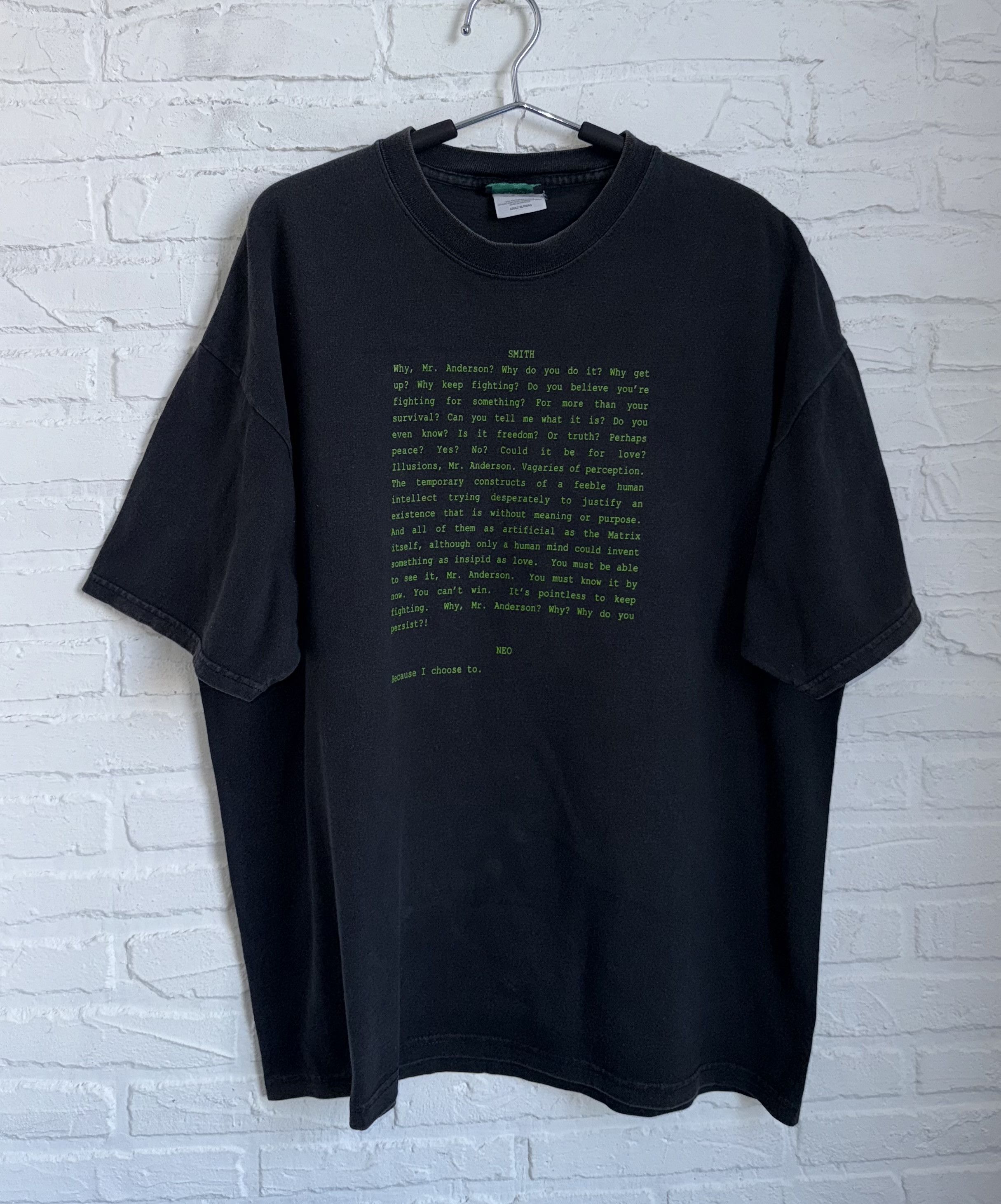 Cartoon Network × Vintage MATRIX RELOADED HEINEKEN PROMO TEE 2003