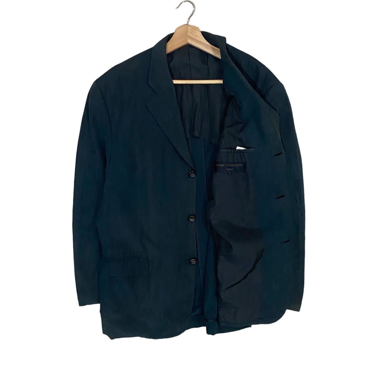 Comme des Garcons Homme × Comme des Garcons Homme Plus × Vintage 🔥VINTAGES CDG AD1994 WOOL RAYON COATS JACKET Size US M / EU 48-50 / 2 - 1 Thumbnail