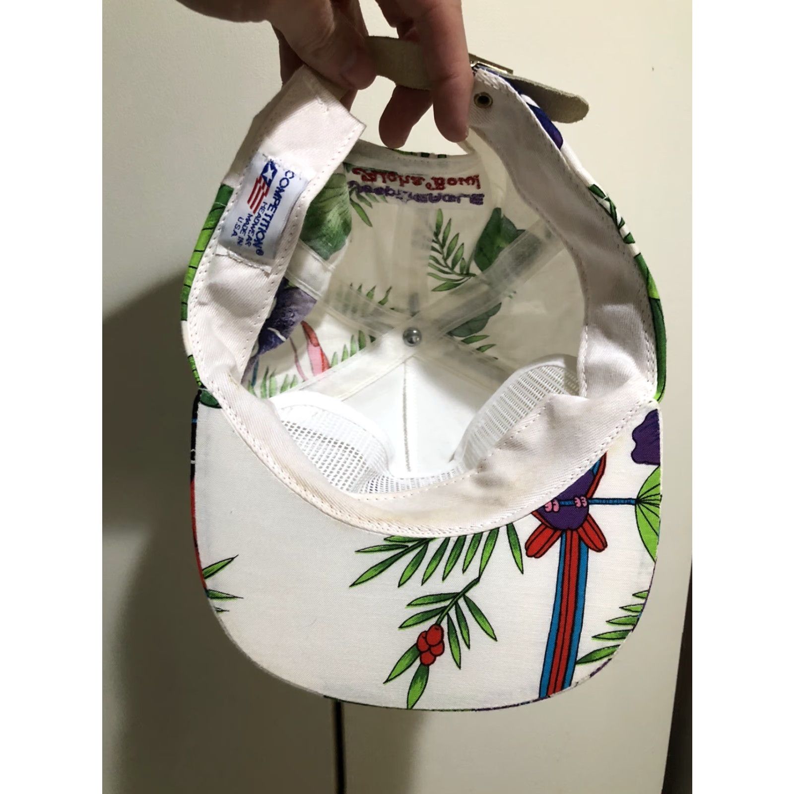Jeep VINTAGE 1987 Jeep Eagle Aloha Bowl Hawaii Champions Hat UCLA Troy Aikman Size ONE SIZE - 6 Thumbnail