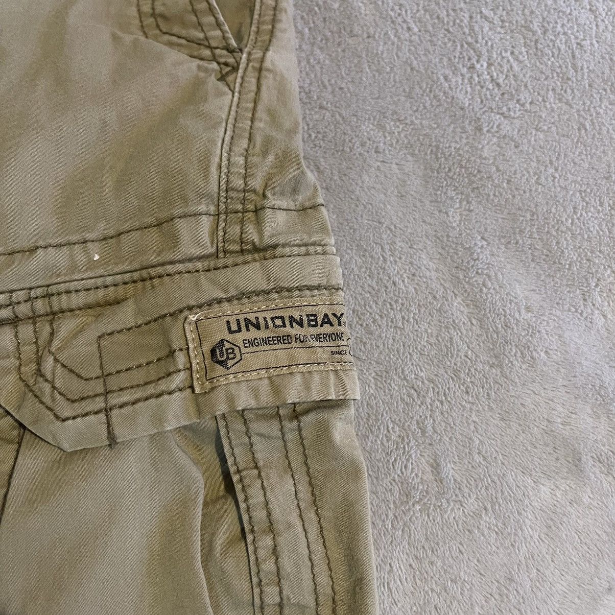 UNIONBAY Vintage Y2K Unionbay Mens Cargo Shorts Size 36 Khaki Tan Size US 36 / EU 52 - 5 Thumbnail