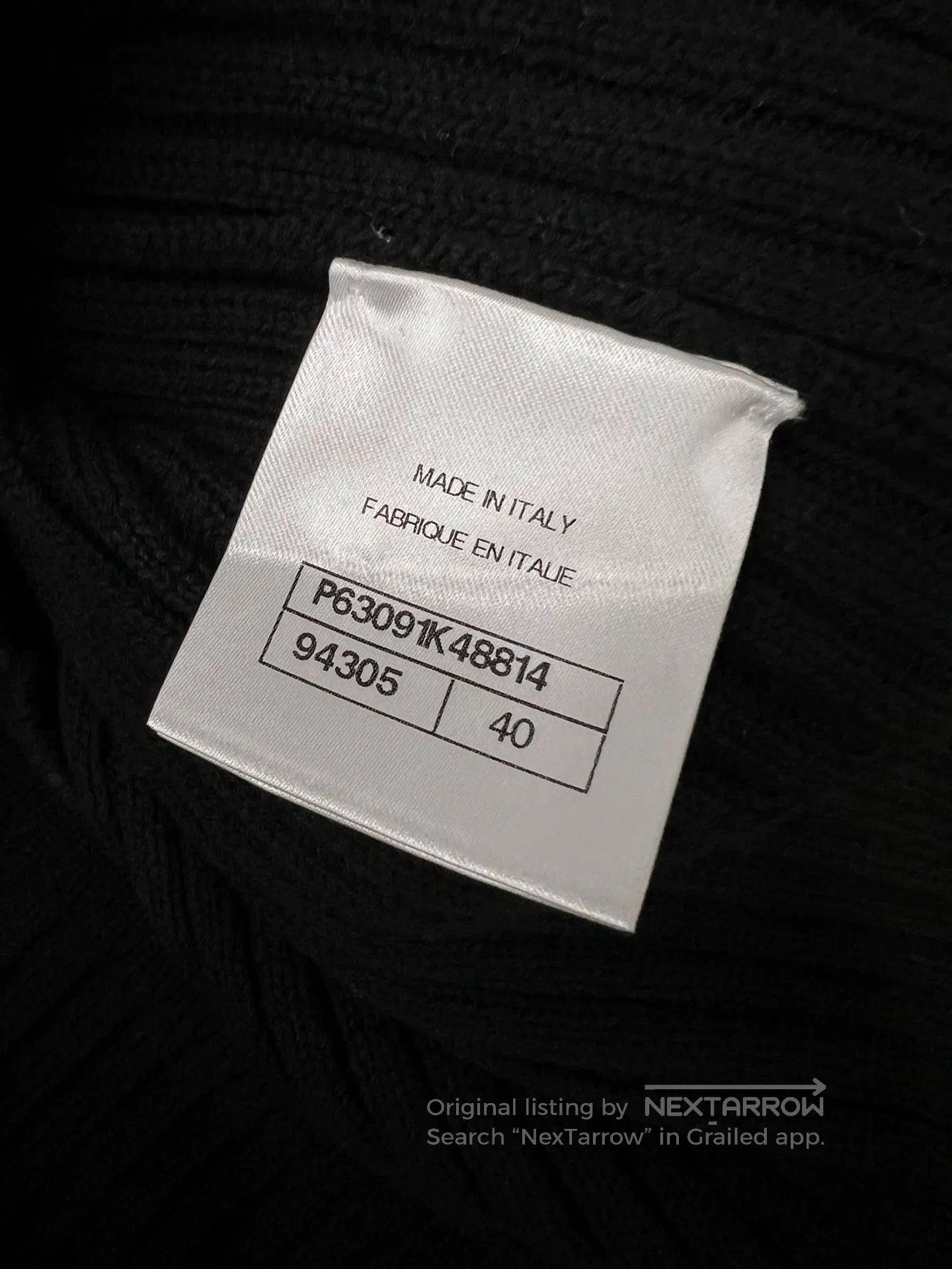 Chanel Chanel Black Gold Button Knit Cardigan. Size US L / EU 52-54 / 3 - 5 Thumbnail