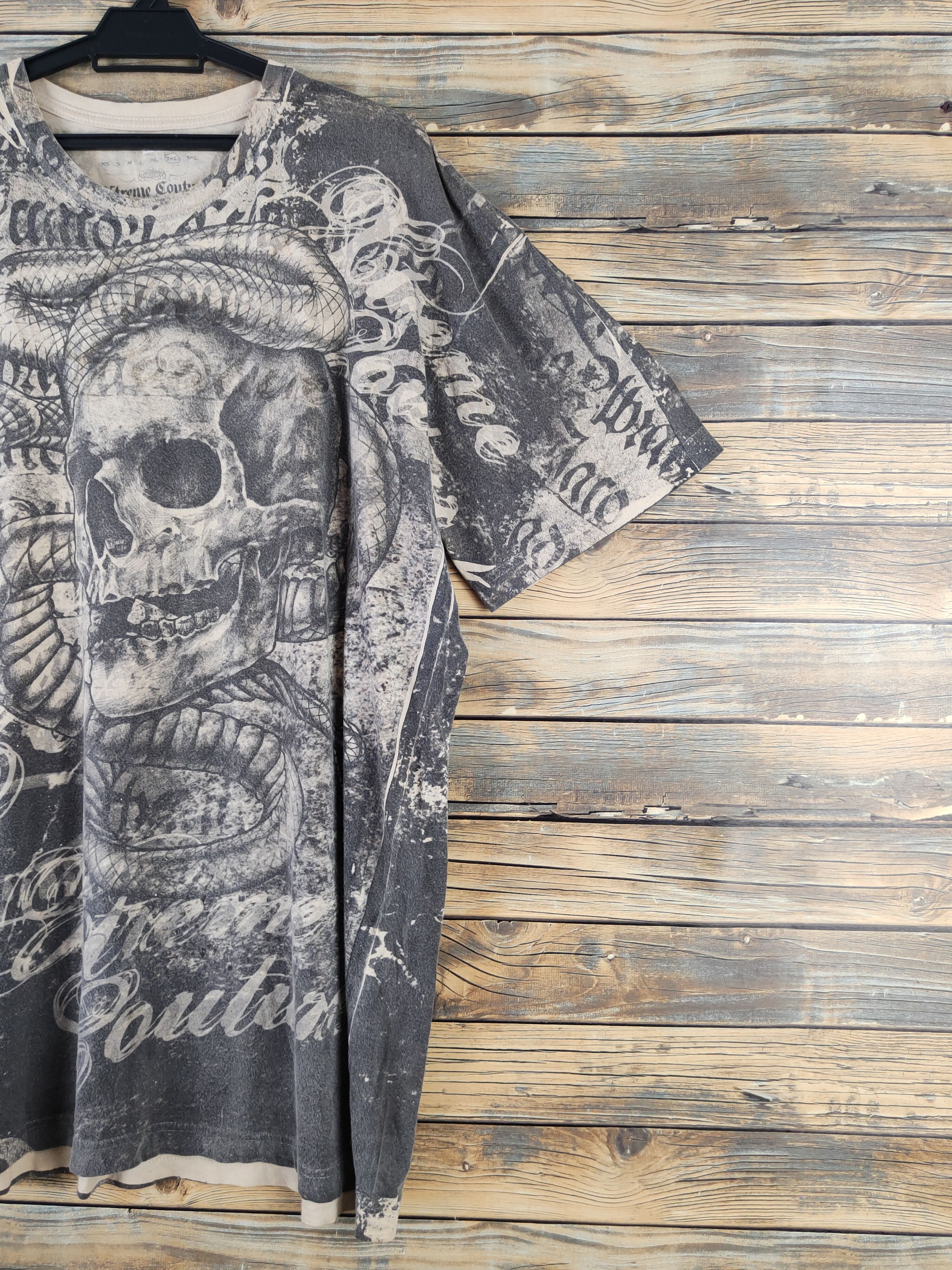 Seditionaries DL Xtreme Couture skull Short Sleeve T-shirt #865 Size US XXL / EU 58 / 5 - 5 Thumbnail